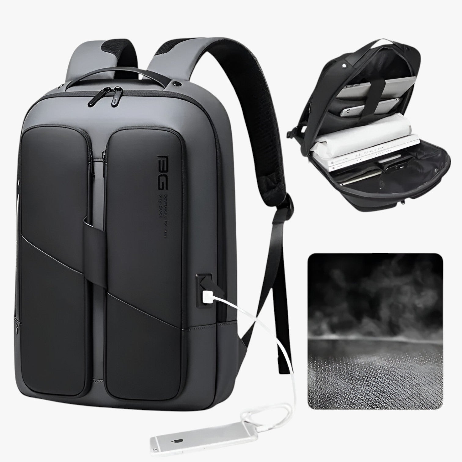 Damian | Zaino antifurto impermeabile per laptop - - Bags bags for men - Concept Palermo