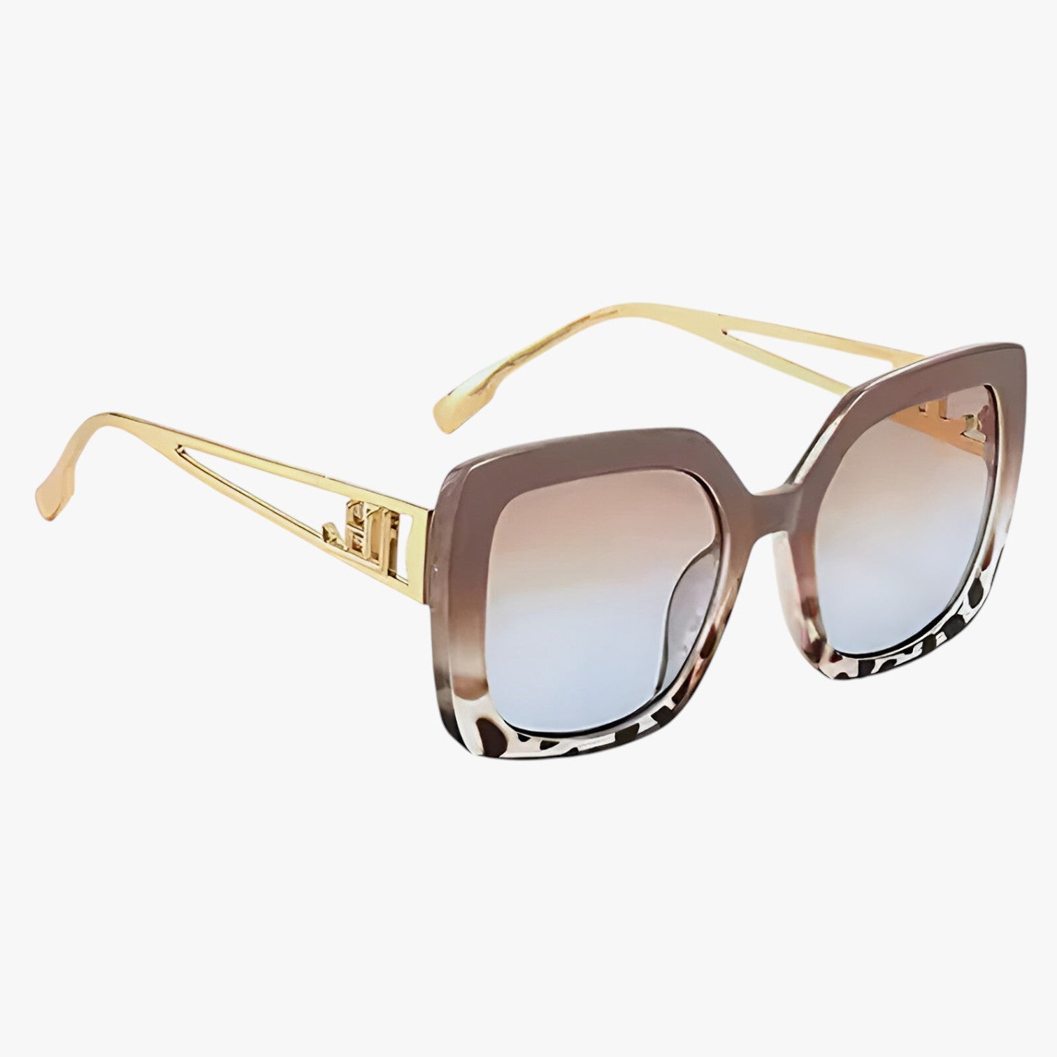 Ensley | Occhiali da sole vintage con montatura trasparente e lenti a gradiente di lusso - - Cat Eye Sunglasses Fashion Sunglasses polarized sunglasses women Sunglasses - Concept Palermo