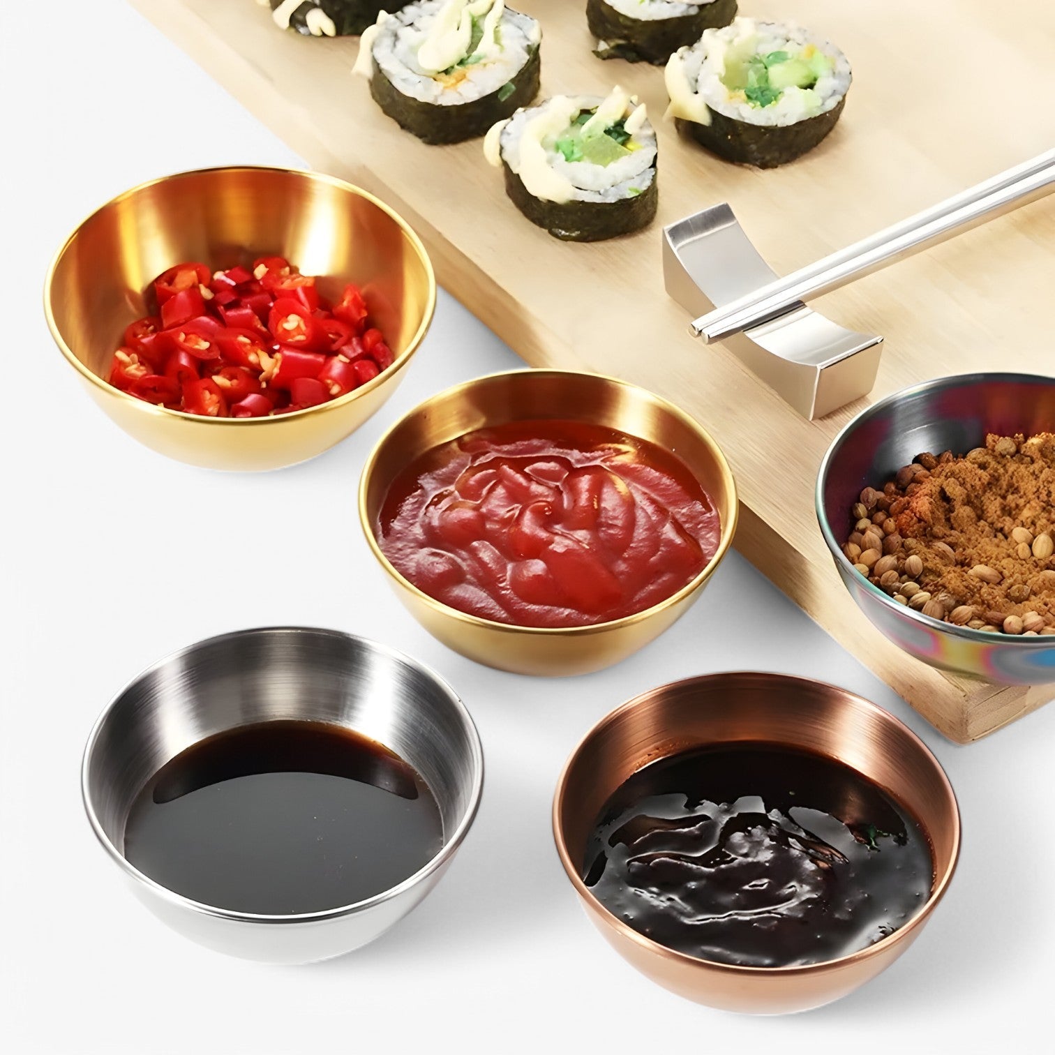Mauro | Ciotole per zuppe in acciaio inox – Servire in modo elegante e pratico - - Kitchen kitchen accessory kitchen utensil - Concept Palermo