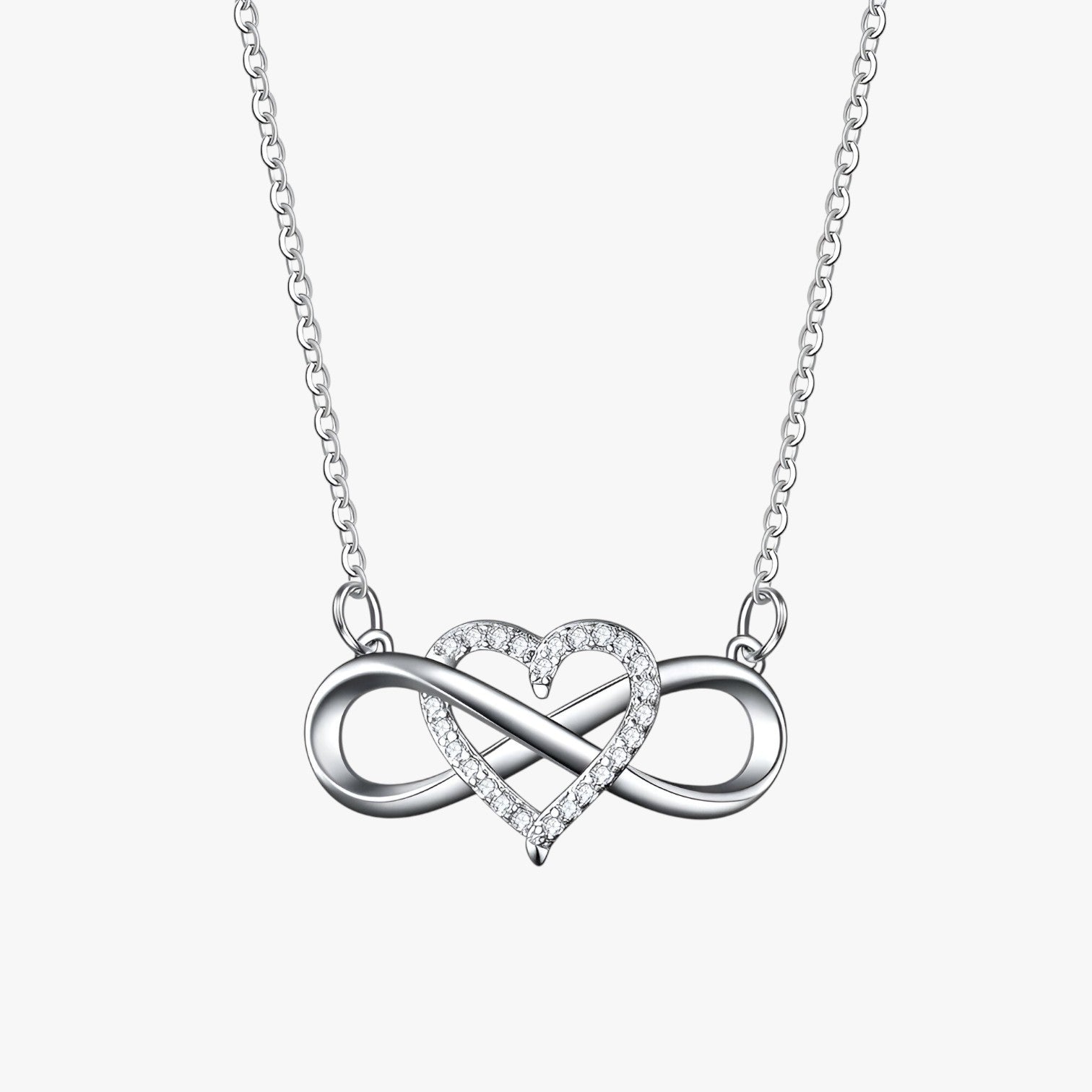 Chana | Elegante collana con ciondolo a forma di cuore - Argento - elegant womens necklaces necklace NECKLACES Necklaces for Women - Concept Palermo