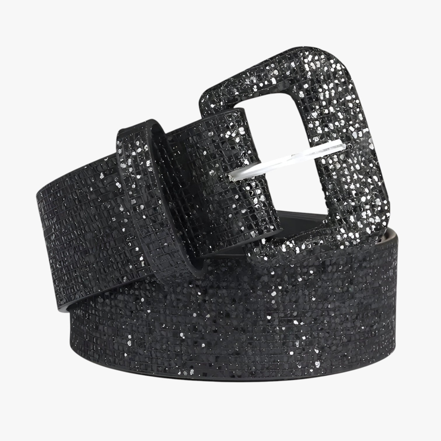 Zoe | Cintura Brillante con Paillettes per Jeans e Cappotti - Nero - Belts belts for woman waist belt for women women belts Womens belt - Concept Palermo