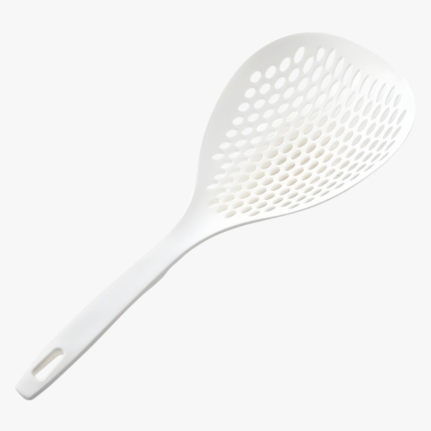 Zuri | Grande cucchiaio antiscivolo da cucina – Perfetto per zuppe e noodles - Bianco - Kitchen kitchen accessory kitchen tools - Concept Palermo