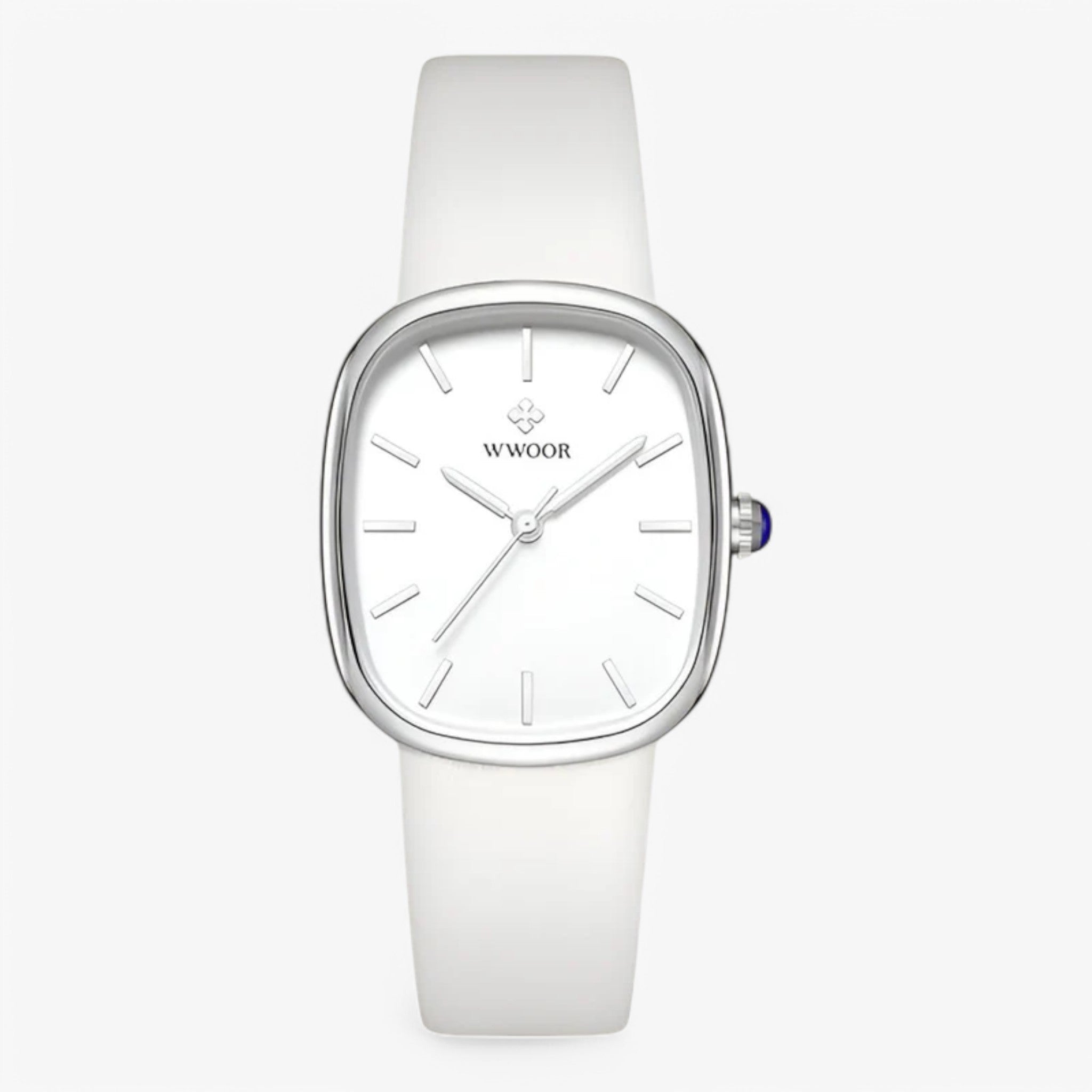 Lena | Elegante orologio in pelle - Bianco - watches wrist watches for women - Concept Palermo