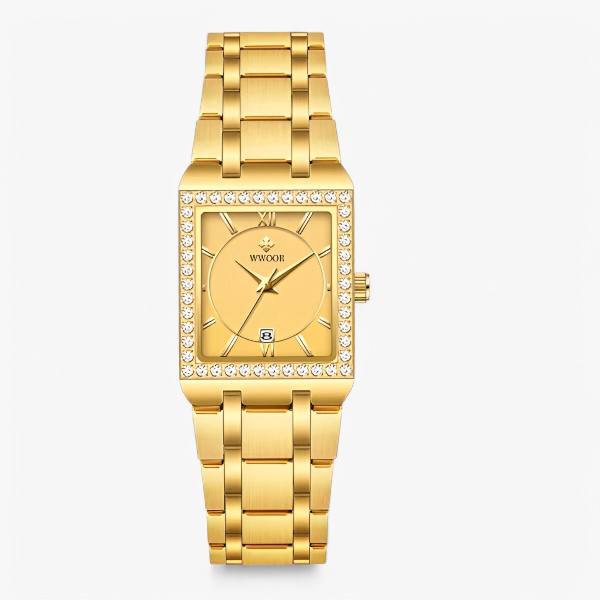 Celeste | Orologio da Donna con Diamanti Quadrati - oro oro - watch for women women watch - Concept Palermo
