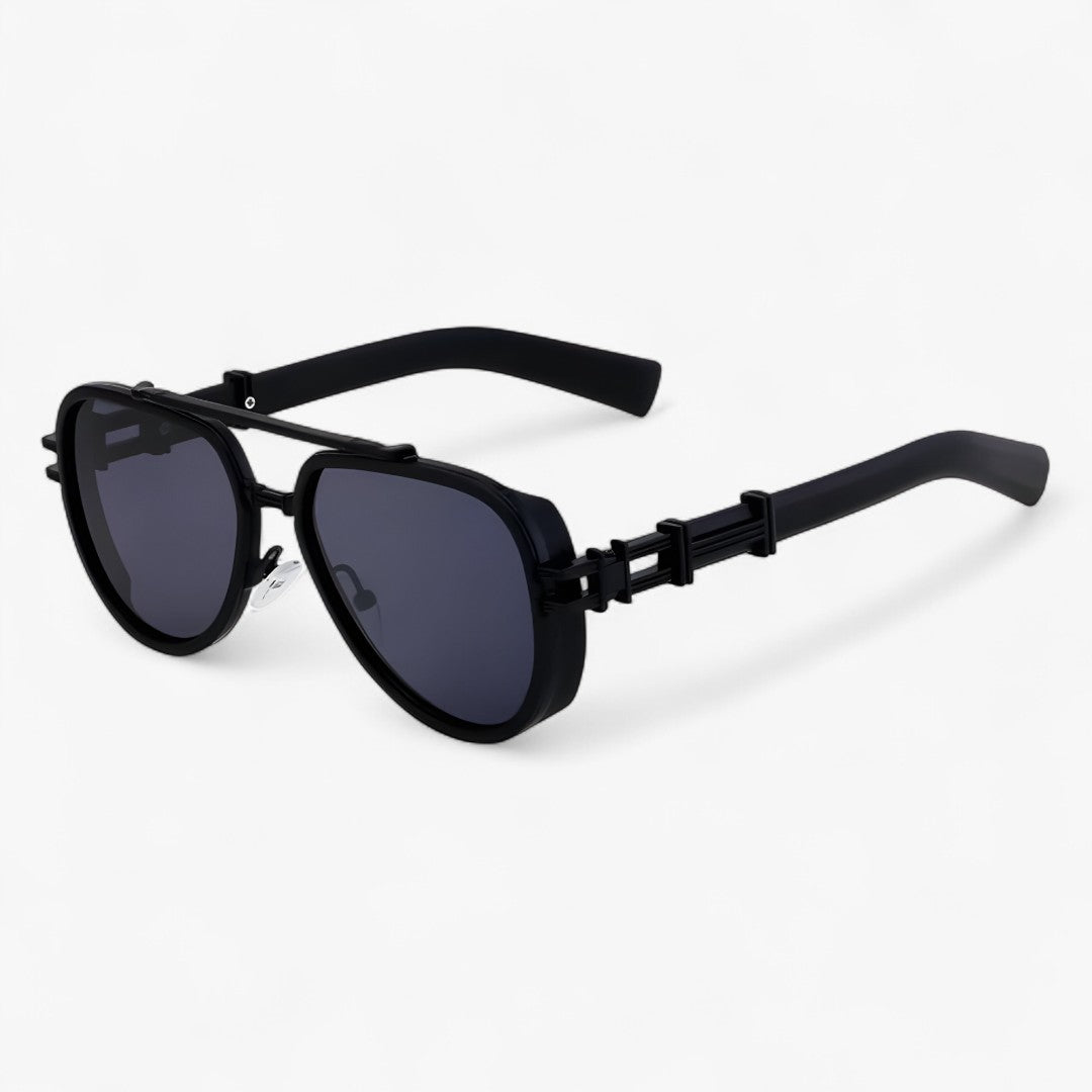 Jack | Occhiali da sole vintage in metallo stile designer - Tutto grigio - Fashion Sunglasses men sunglasses polarized mens sunglasses Polarized man sunglasses Sunglasses sunglasses polarized men - Concept Palermo