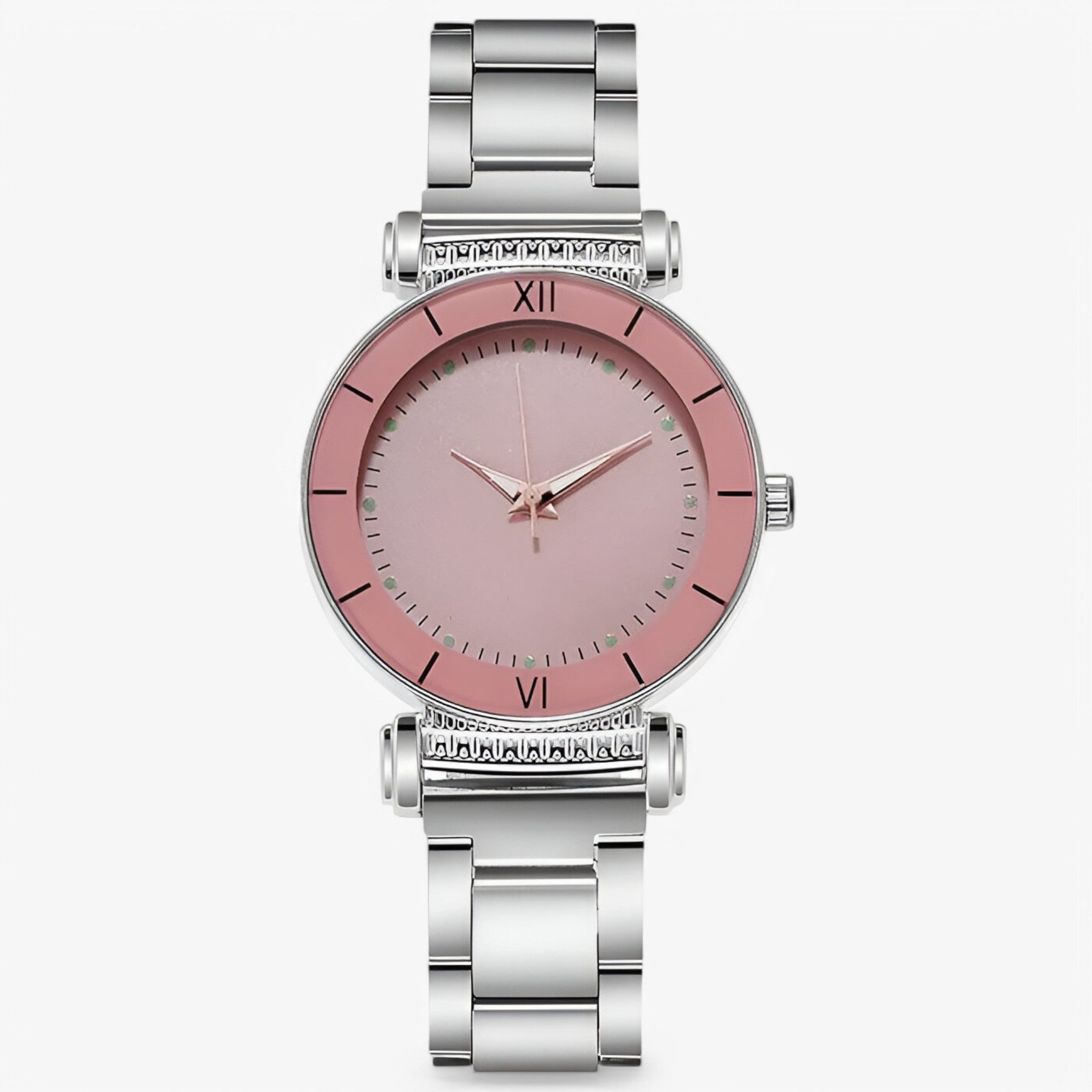 Giulia | Orologio elegante in acciaio dorato - Rosa - female watch watch for women - Concept Palermo
