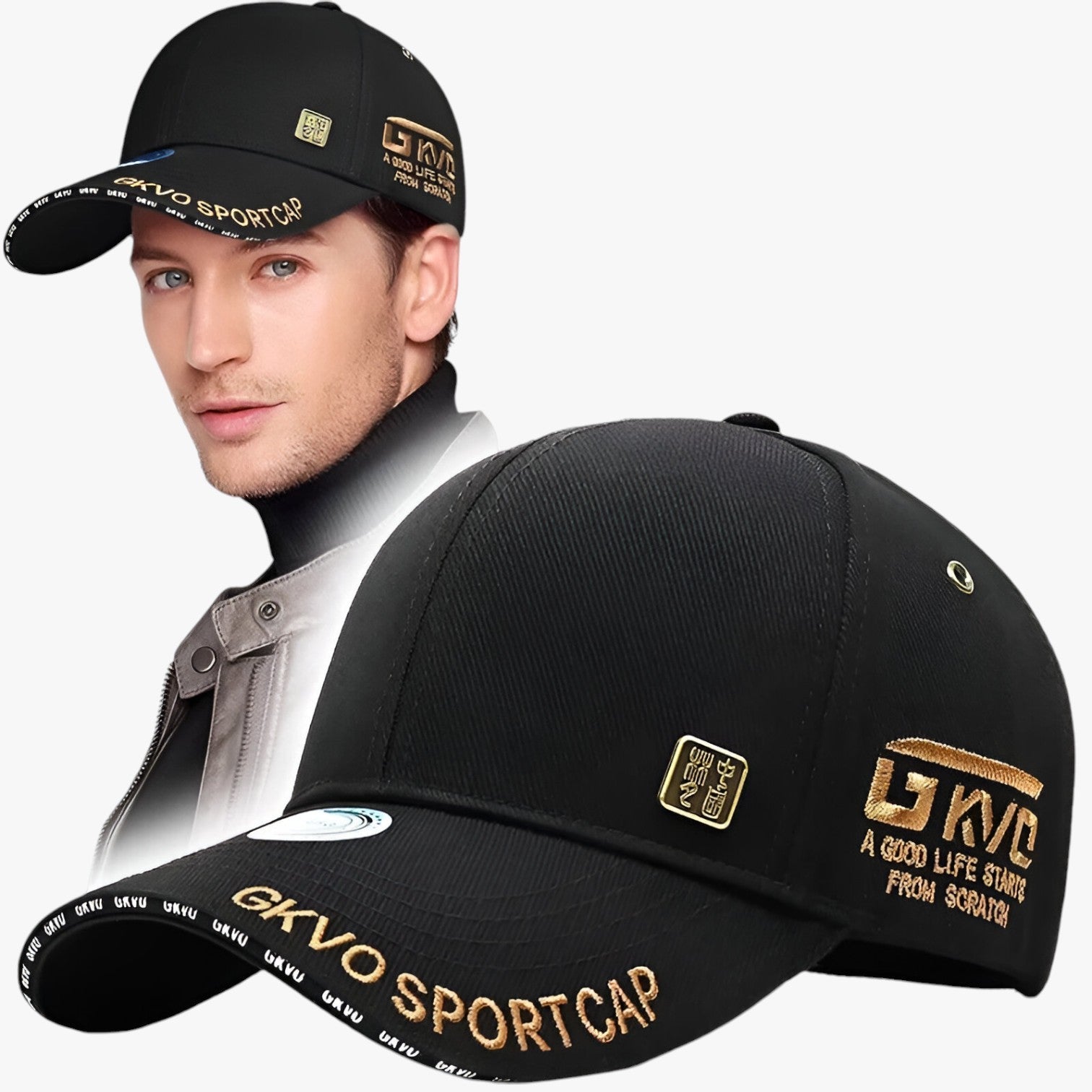 Roy | Cappellino da baseball comodo e spazioso per ogni stagione - - Baseball caps caps mens accessory - Concept Palermo