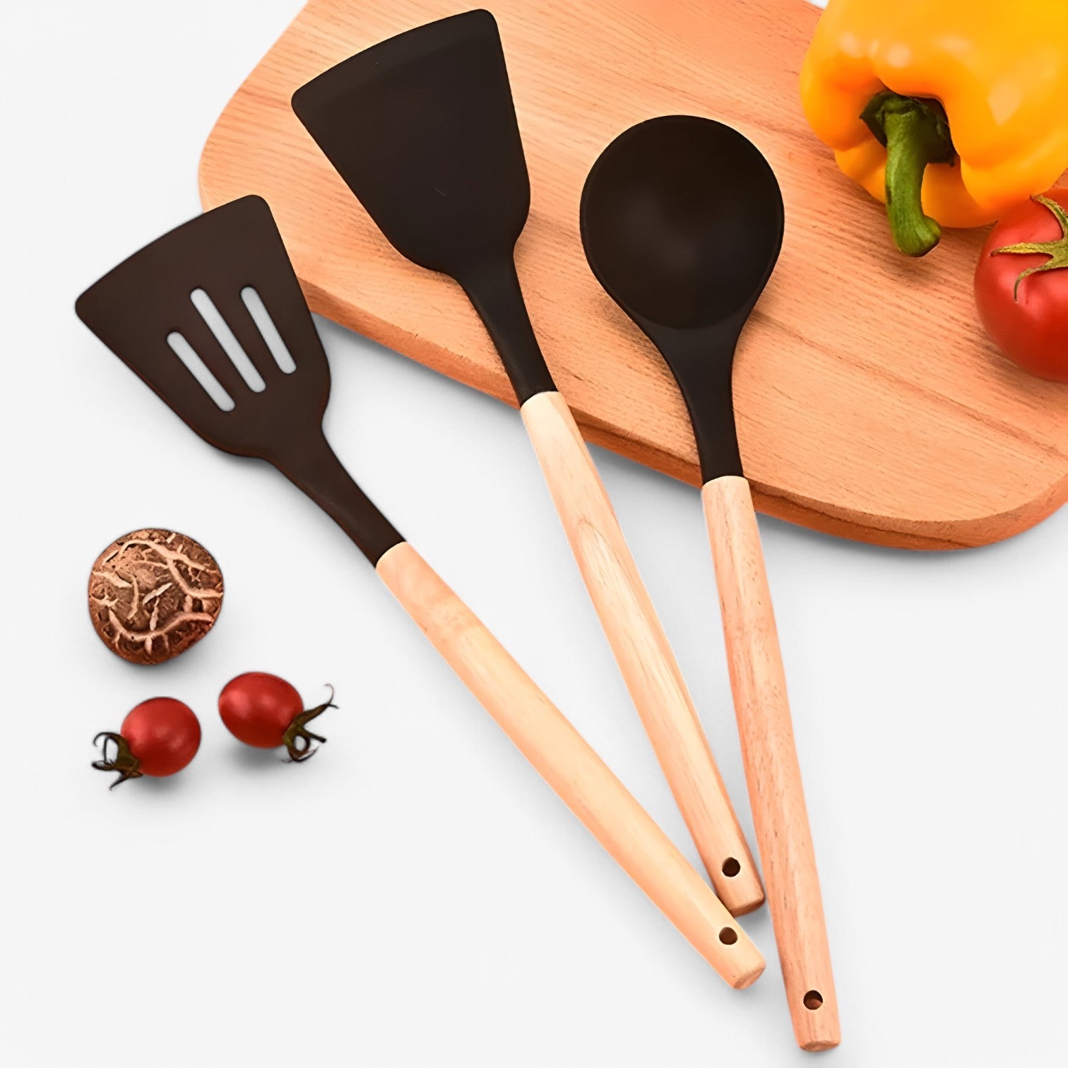 Triana | Set di accessori da cucina in silicone – resistente al calore, antiaderente e durevole - - Kitchen kitchen accessory kitchen tools - Concept Palermo