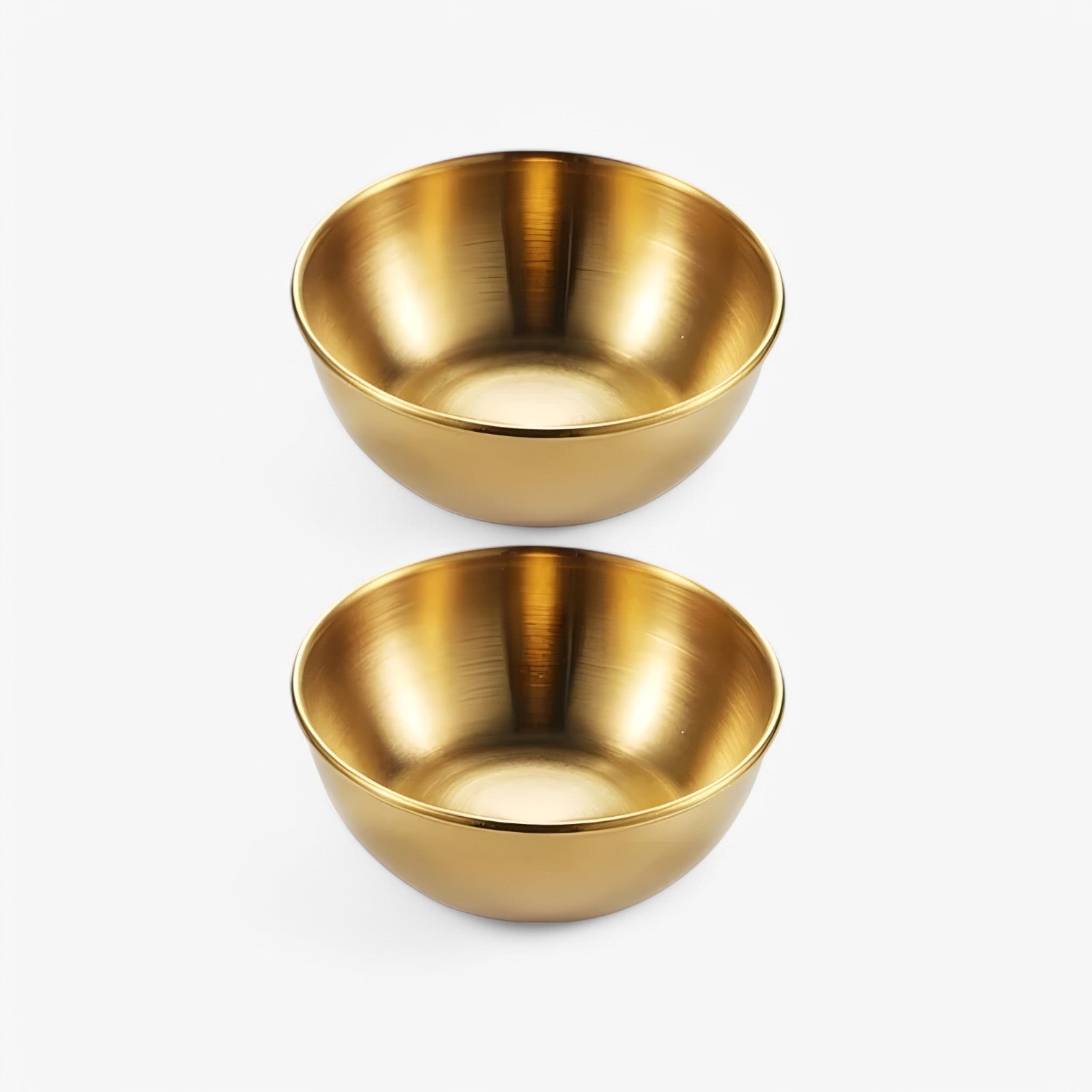 Mauro | Ciotole per zuppe in acciaio inox – Servire in modo elegante e pratico - oro-2pz 8X8X3CM - Kitchen kitchen accessory kitchen utensil - Concept Palermo