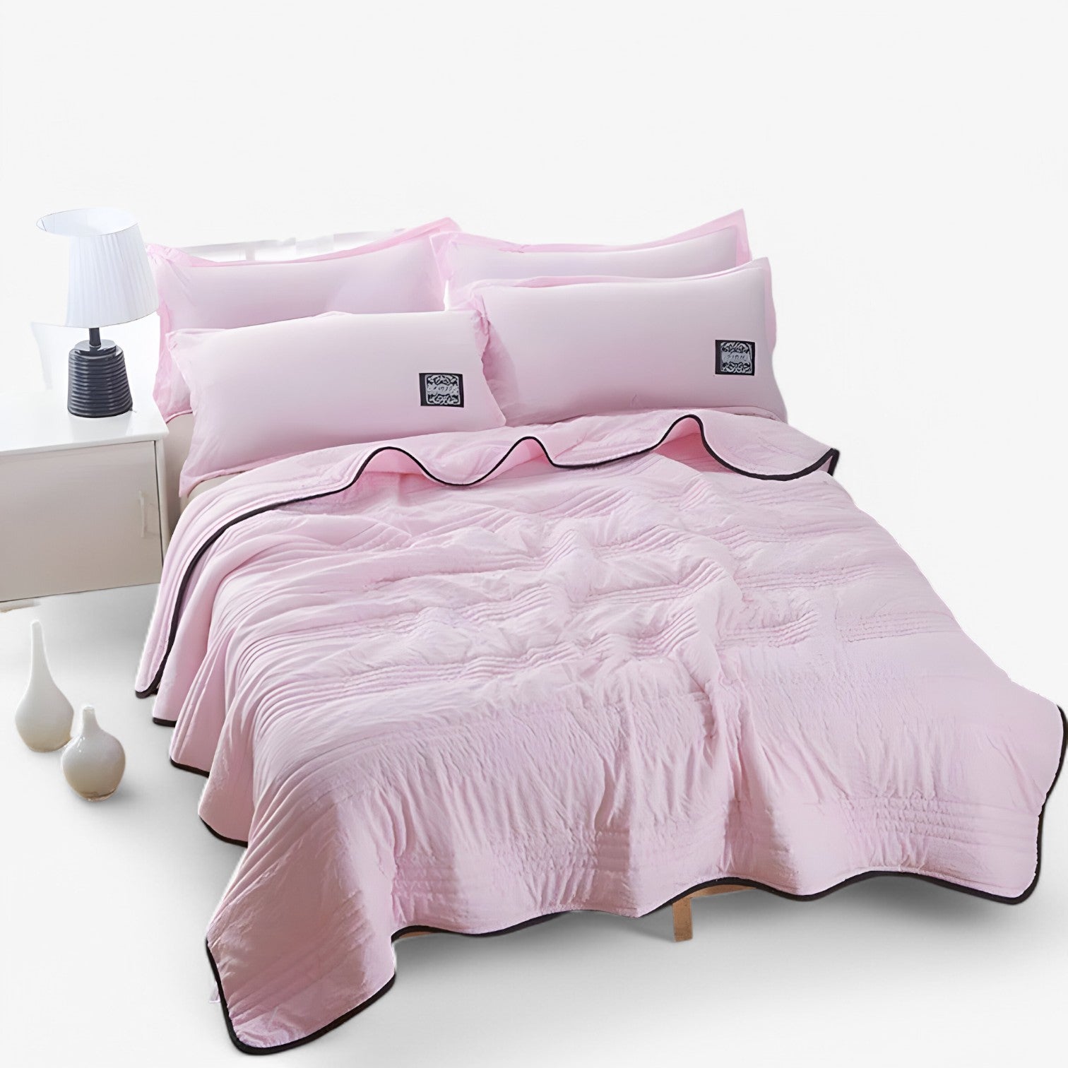 Leilani | Ademend e pelle amichevole – Coperta estiva per il massimo comfort - Roze - Home Home & Garden home decor - Concept Palermo