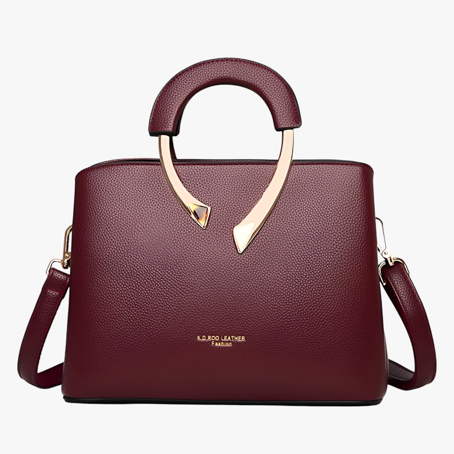 Elvira | Tote in Pelle Luxe con Design Versatile - Bordeaux - handbags Women's handbags - Concept Palermo