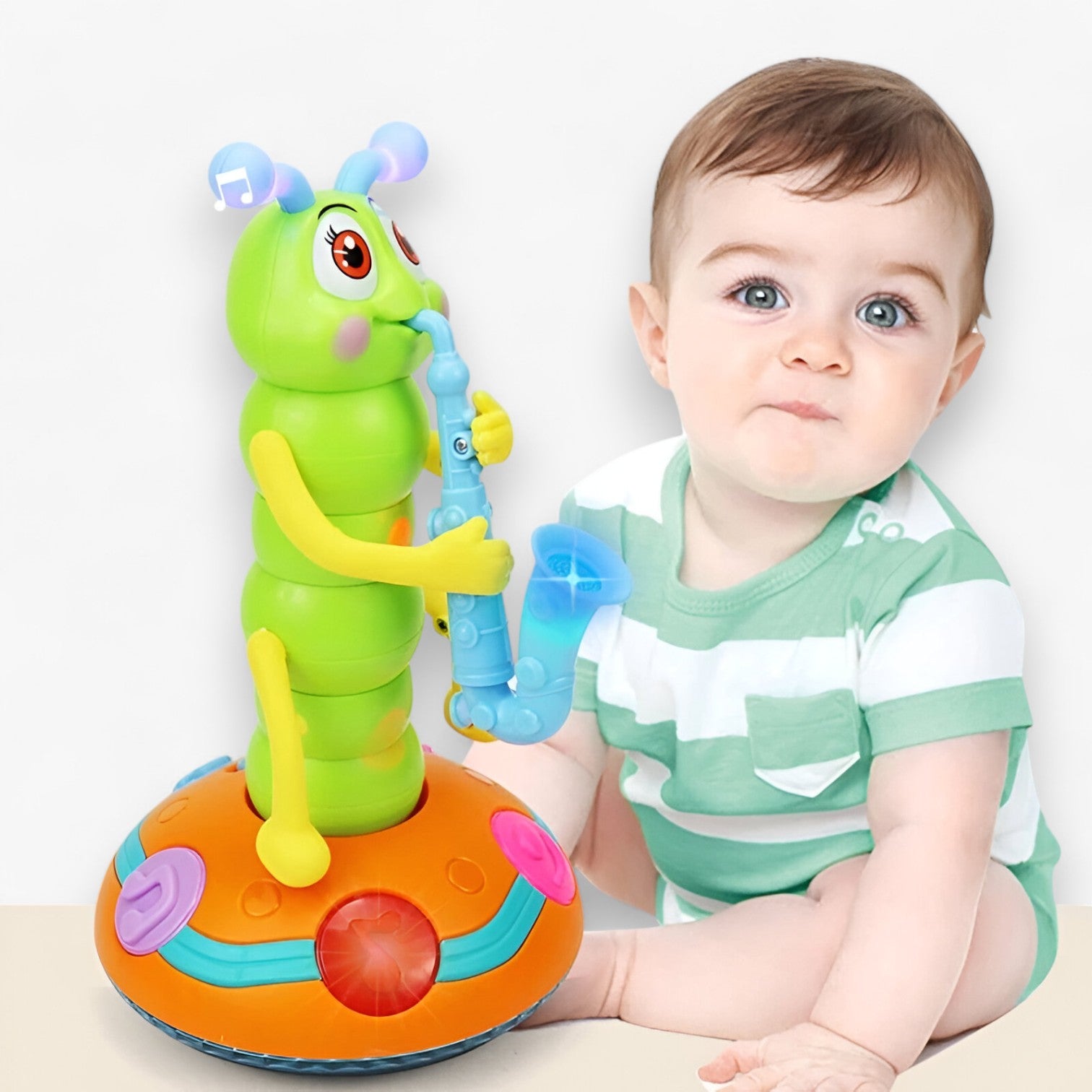 Sassofono Cattivo Danzerino Musicale | Giocattolo Educativo con Luce LED - - baby toys toys toys & gifts toys for kids - Concept Palermo