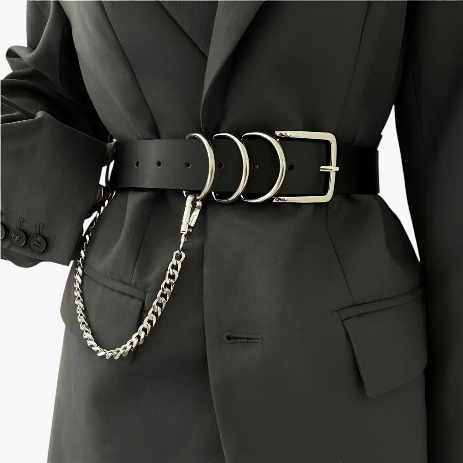 Alain | Vita punk con catena versatile - - belts for woman waist belt for women Womens belt - Concept Palermo