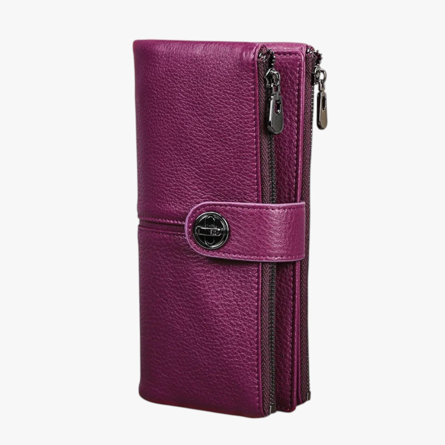 Alivia | Portafoglio Donna in Pelle con AirTag Elegante, Sicuro e Multiuso - Porpora - wallet wallets womens wallet - Concept Palermo