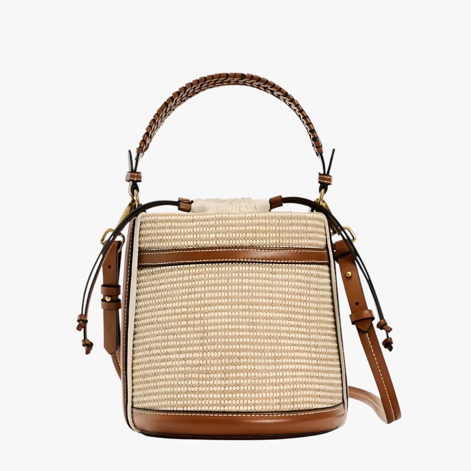 Chiara | Borsa a Spalla Estiva Rieten per Donne – Leggera, alla Moda & Pratica - Marrone - handbags Women's handbags - Concept Palermo