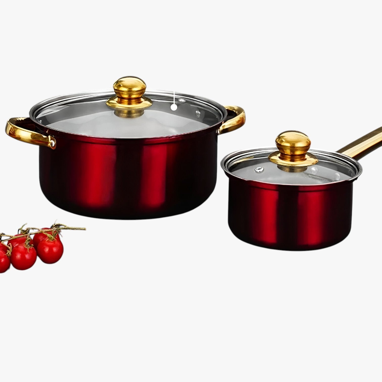 Janna | Set di pentole da 12 pezzi – Cucina con stile e versatilità su tutti i fornelli - - Kitchen - Concept Palermo
