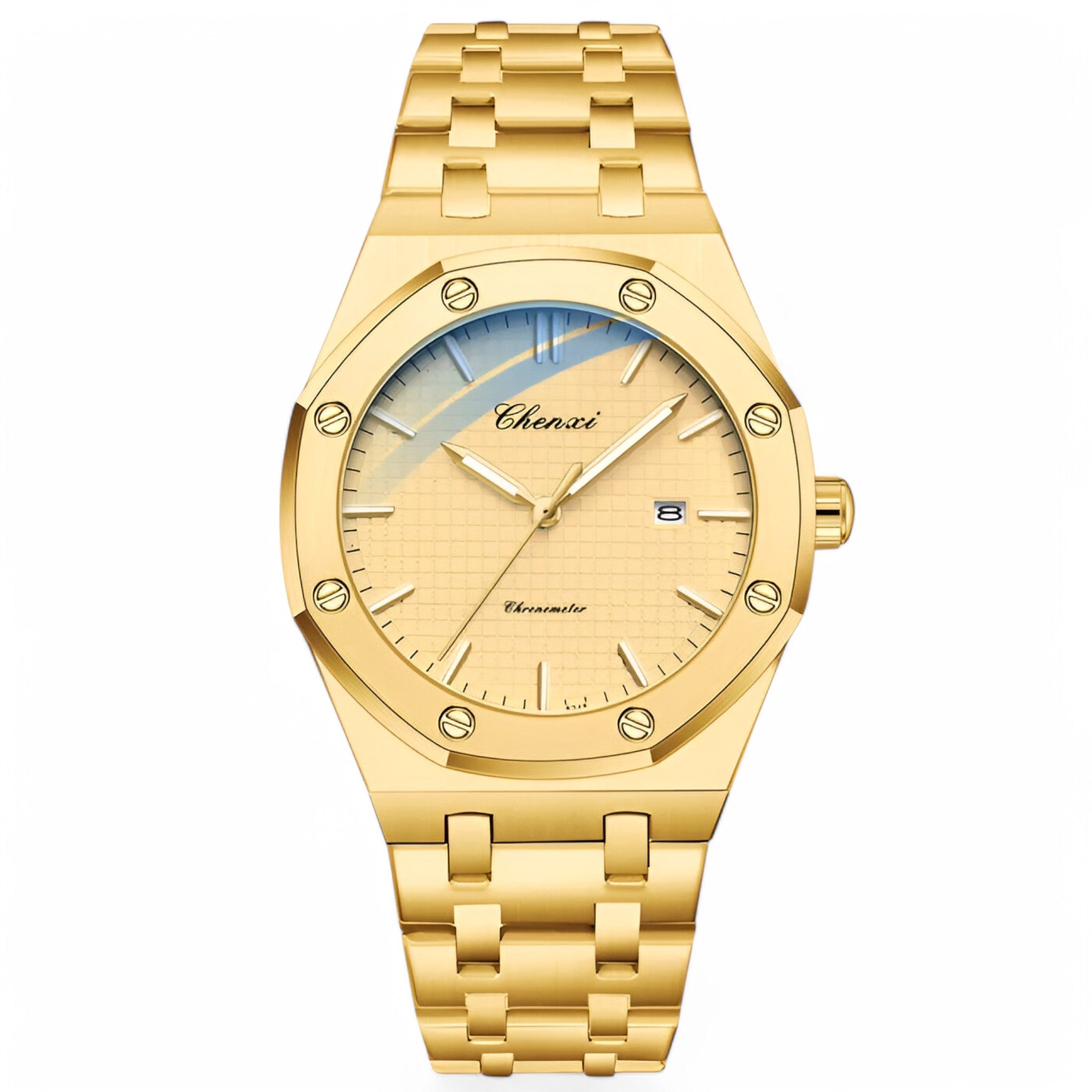 Caleb | Elegante Orologio al Quarzo Dorato - Oro - - Concept Palermo