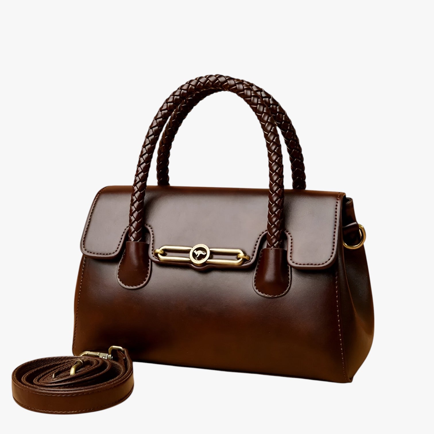 Bianca | Borsa a Spalla Retro da Donna Compatta, Trendy e Sostenibile in PU Pelle - - handbags Women's handbags - Concept Palermo