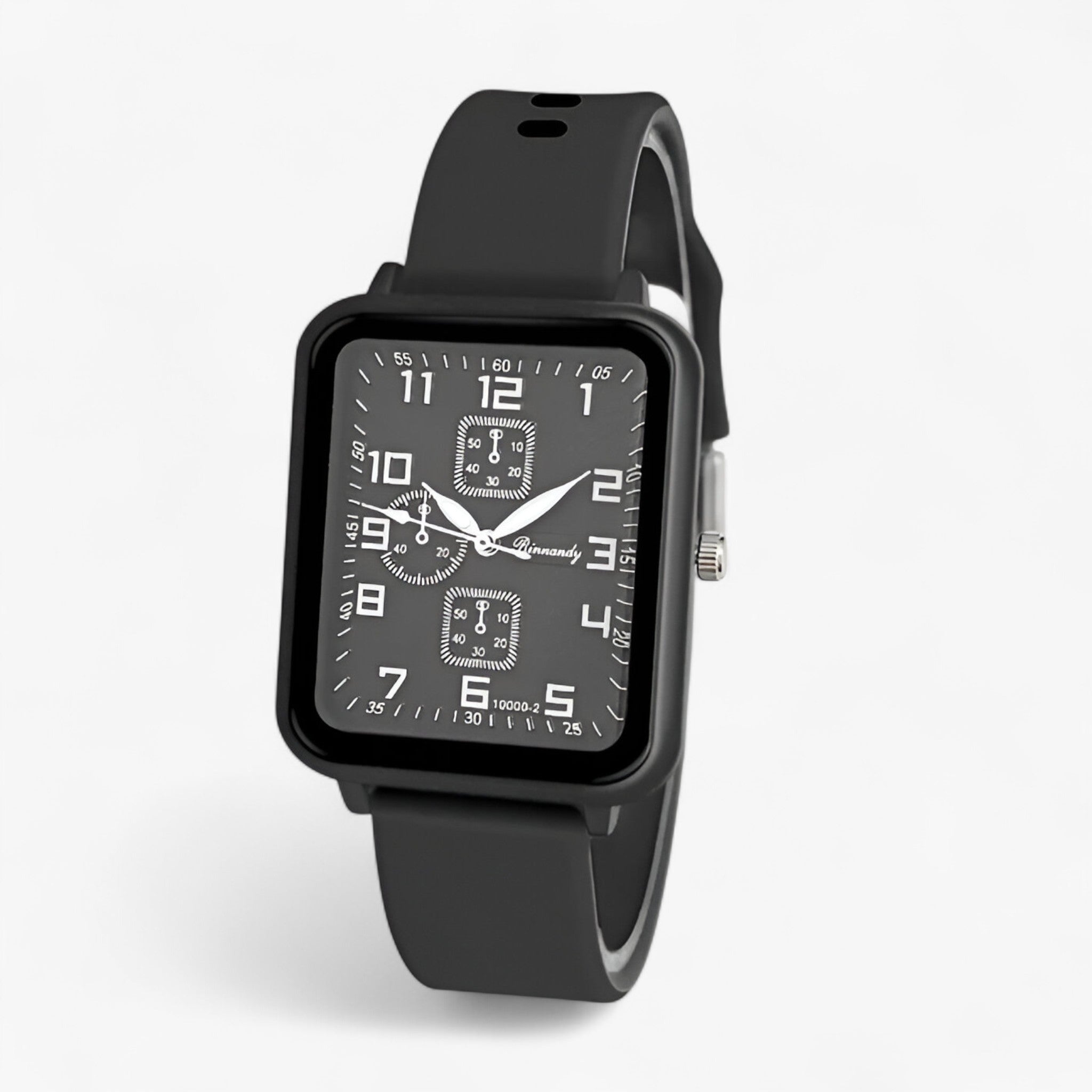 Julia | Orologio sportivo da donna al quarzo con cinturino in silicone blu - Nera - female watch watch for women - Concept Palermo