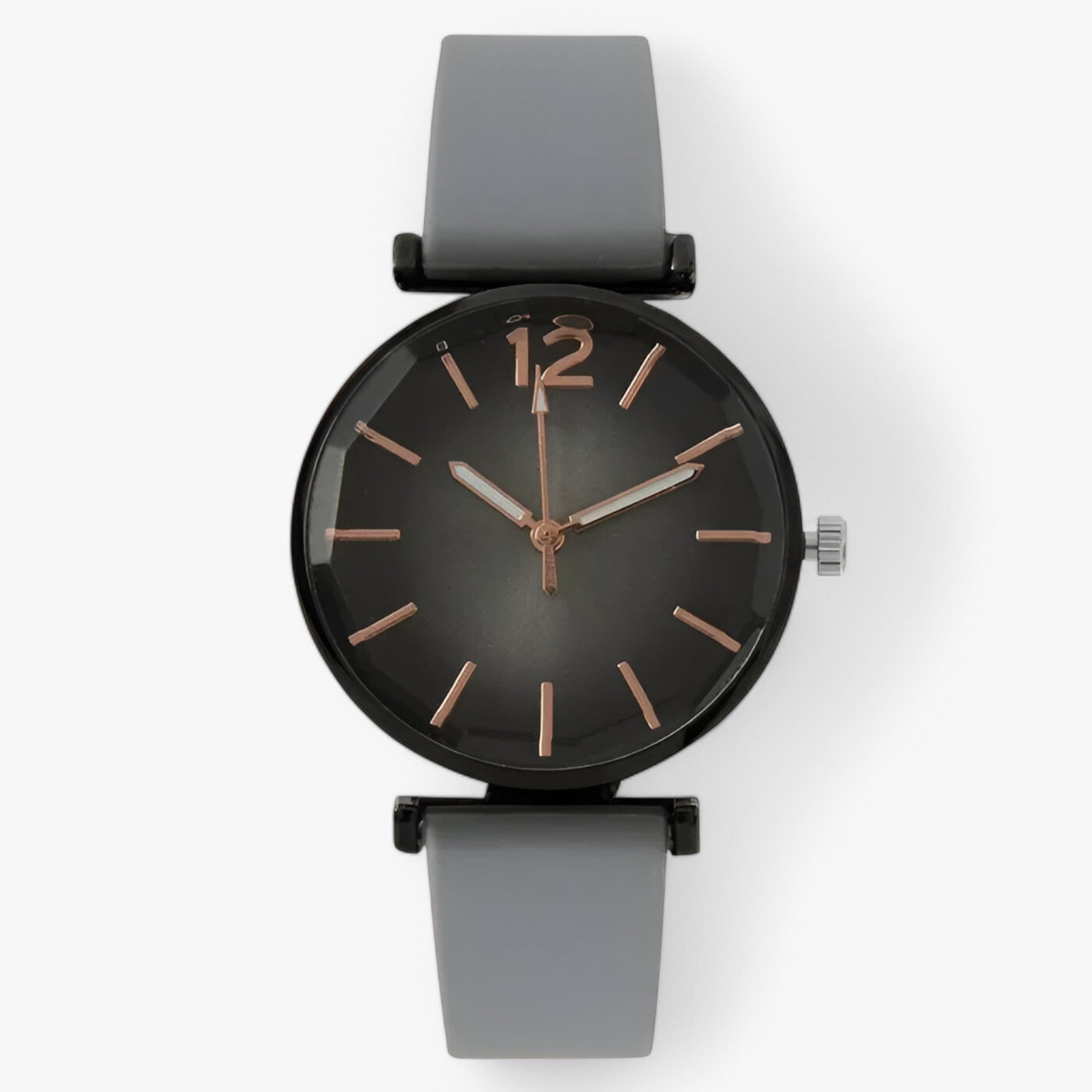 Lena | Orologio sportivo casual con cinturino in silicone - Grigio - female watch watch for women - Concept Palermo