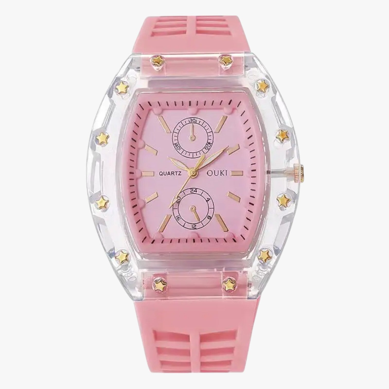 Kate | Orologio analogico casual in silicone - Rosa senza scatola - female watch ladies watch watch watch for women watches - Concept Palermo