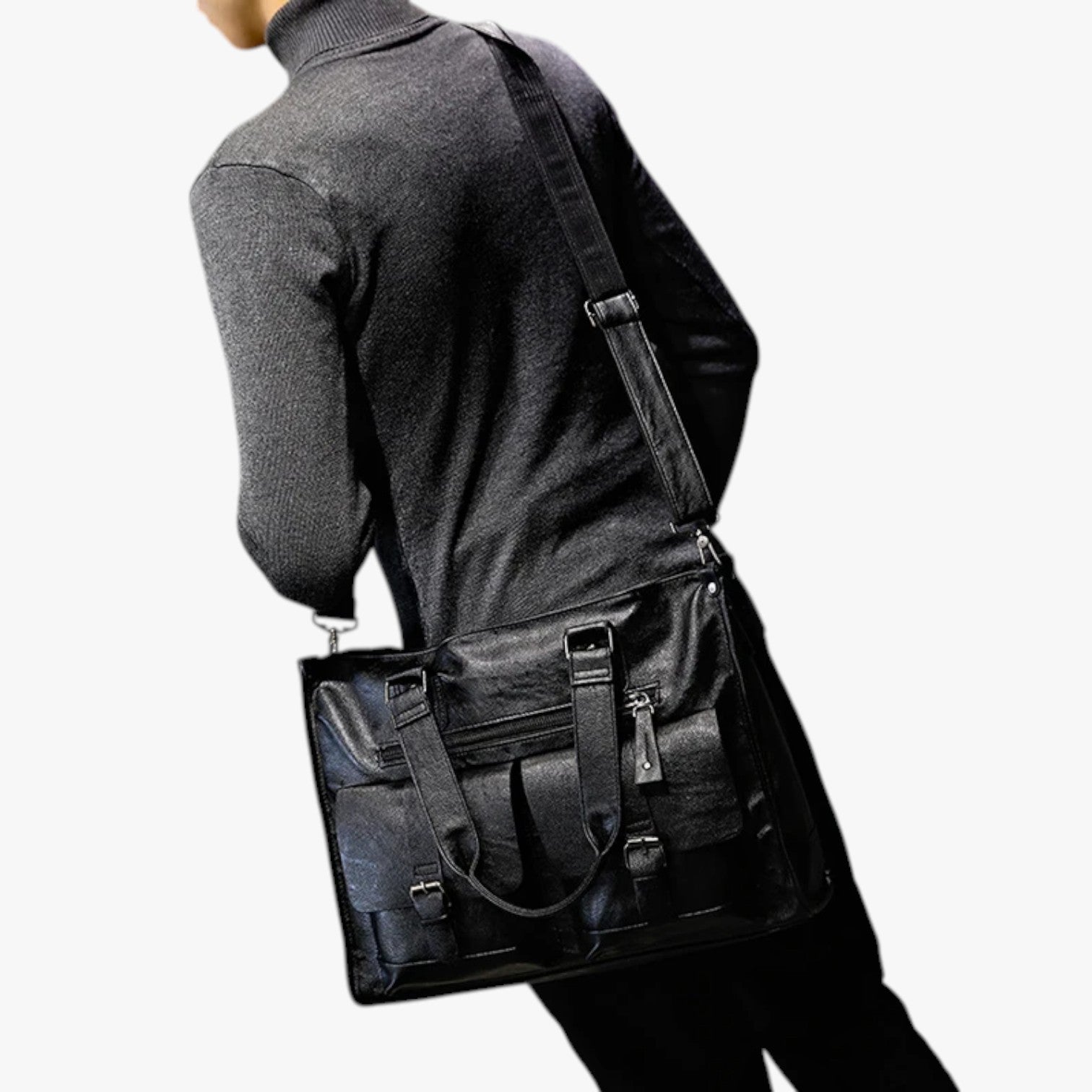 Jerry | Marsupio in pelle PU da spalla per lavoro e viaggio - - Bags bags for men Crossbody Bags mens bag - Concept Palermo