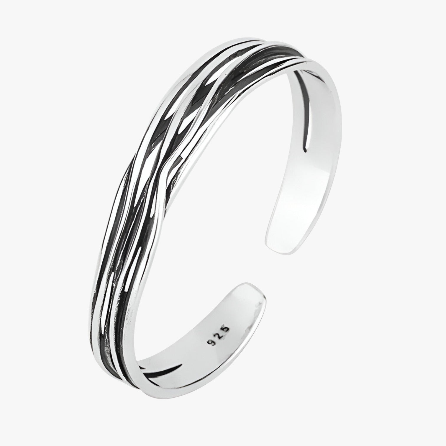 Natalia | Braccialetto Intrecciato in Argento con Stile Retro - - BRACELET FOR WOMEN BRACELETS bracelets for women - Concept Palermo