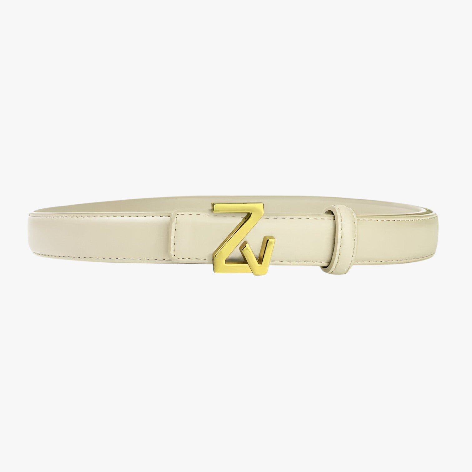 Liliana | Cintura da donna elegante con fibbia ZV - albicocca 110cm - Belts waist belt for women women belt round women belts Womens belt - Concept Palermo