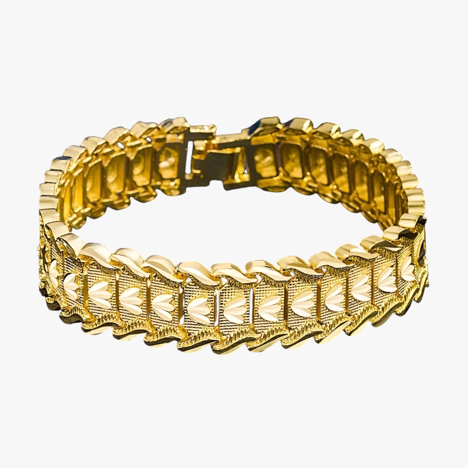 Jedrick | Stile dichiarativo con brillantezza 24K – Bracciale retro durevole per uomini - - BRACELET mens accessory mens bracelet - Concept Palermo
