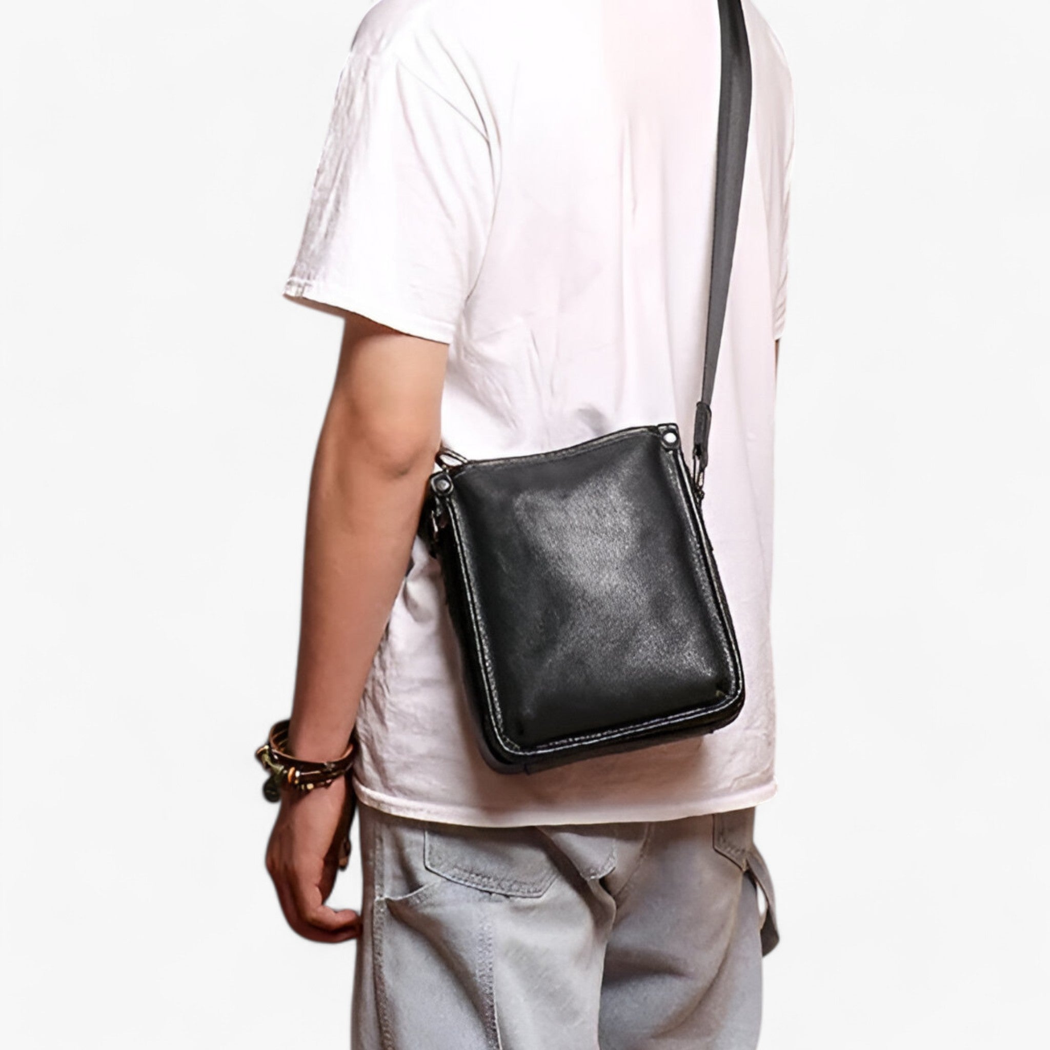 Nathan | Borsa a spalla - Modello in pelle versatile - - - Concept Palermo