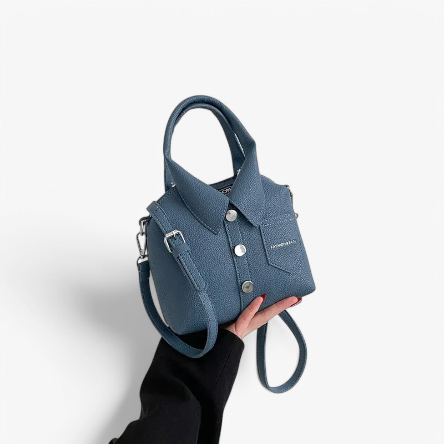 Eleanor | Borsa a tracolla compatta in PU – Design elegante, comodità quotidiana - Blu - bag handbags women bag - Concept Palermo