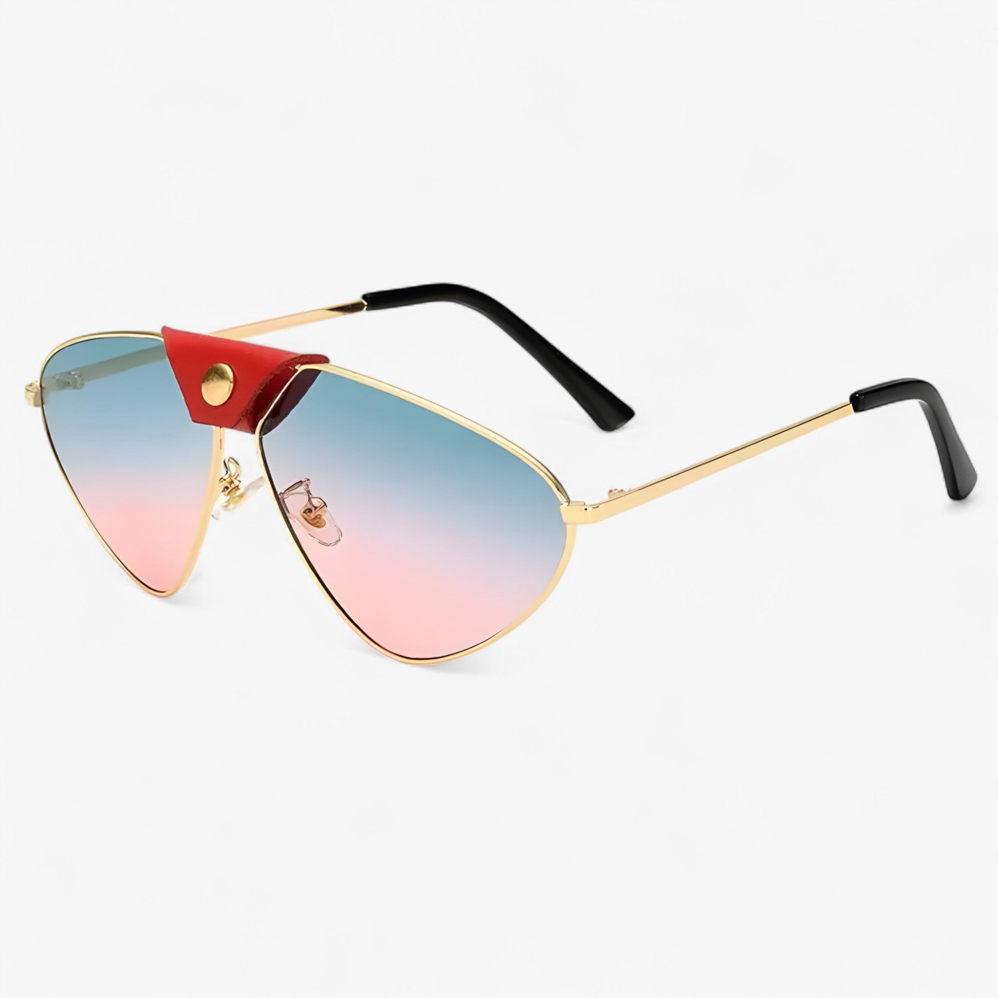 Arlo | Occhiali da sole punk in metallo sfumato UV400 - 04 - Fashion Sunglasses men sunglasses polarized mens sunglasses Polarized man sunglasses Sunglasses sunglasses polarized men - Concept Palermo