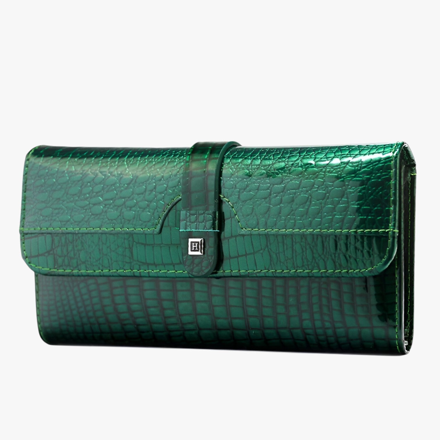 Felicia | Borsa di design di lusso – Clutch e portafoglio in pelle lucida - - wallet womens wallet - Concept Palermo