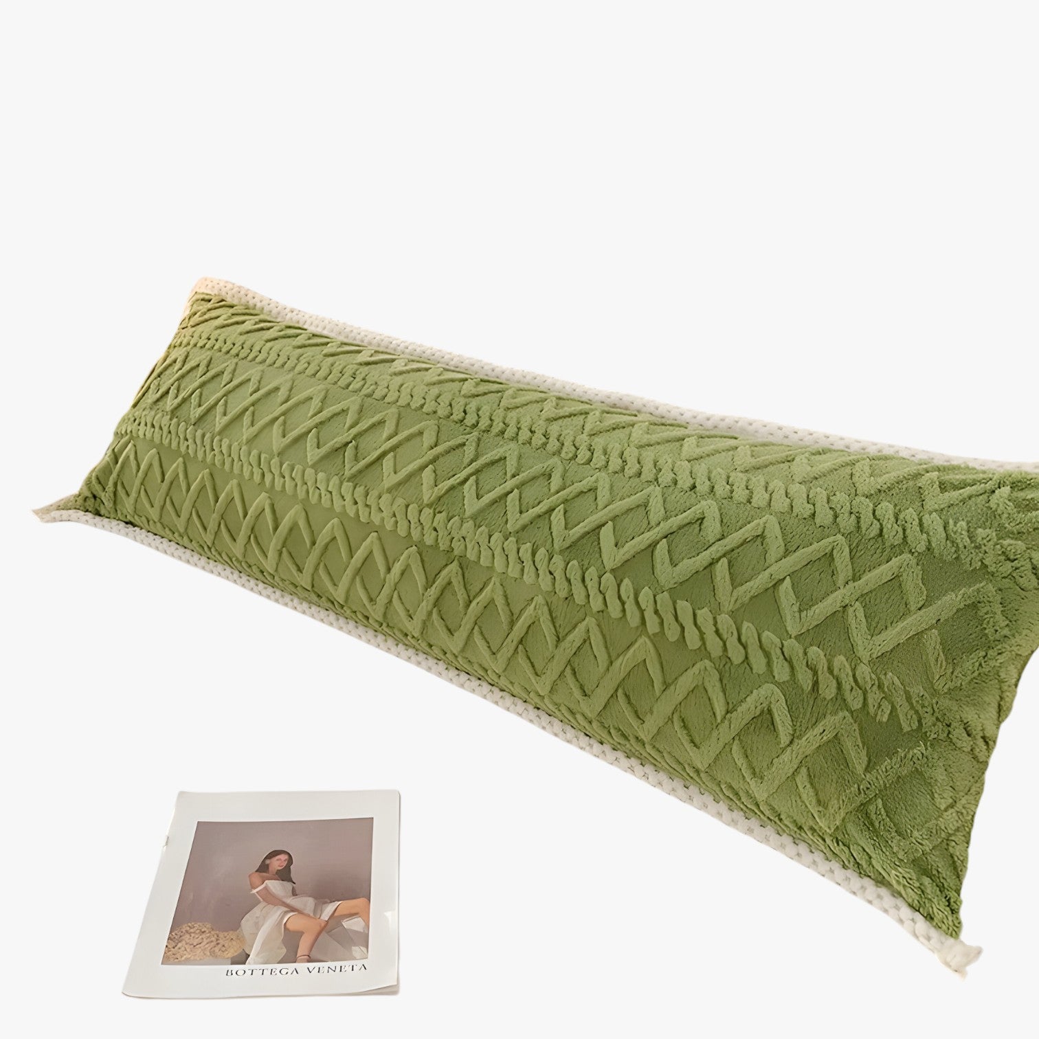 Manuela | Fodera per cuscino in flanella – Accogliente, elegante e perfetta vestibilità - Verde - bedroom Home - Concept Palermo