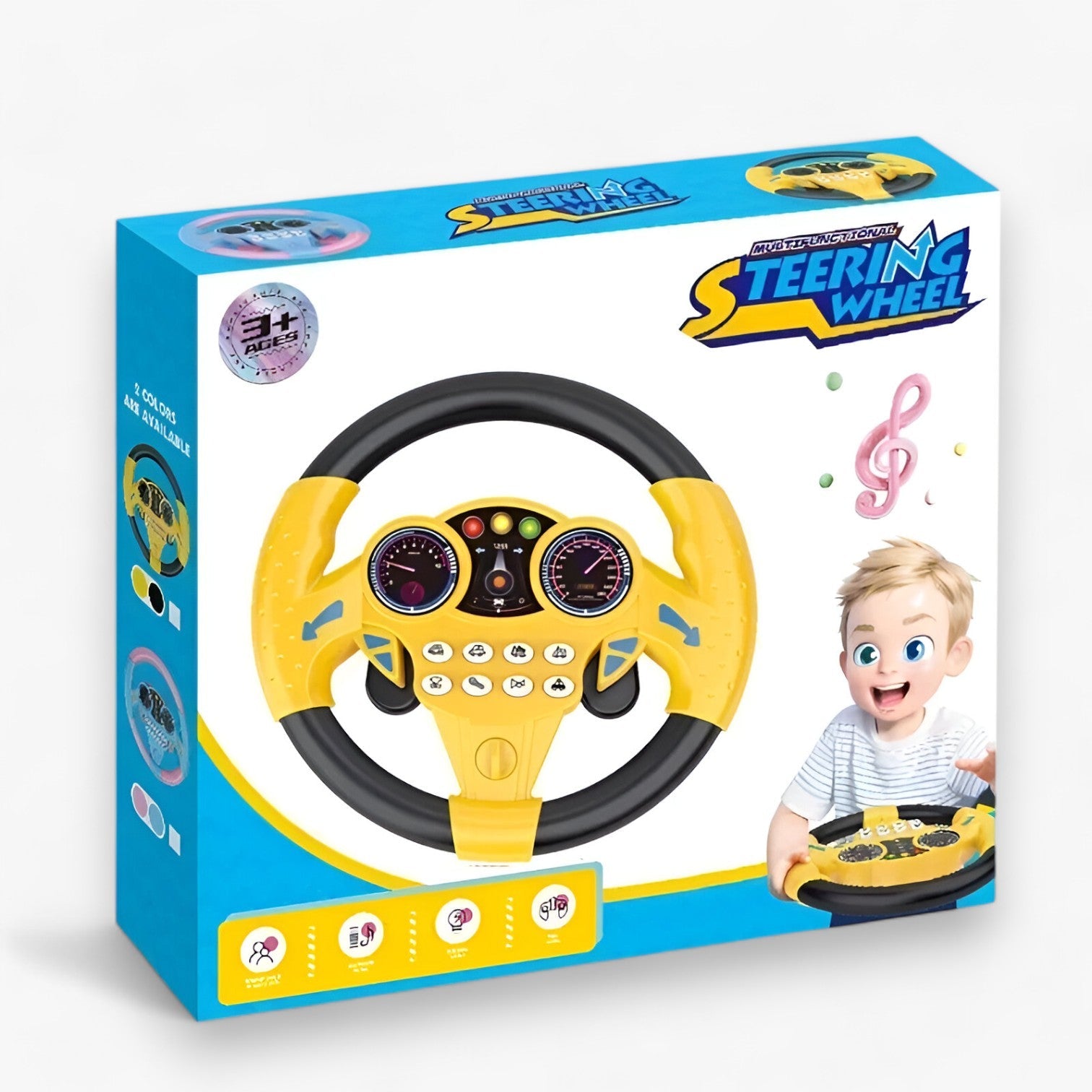 Soren | Giocattolo Sterzante per Neonati - Interattivo ed Educativo - Giallo - toys toys & gifts toys for kids - Concept Palermo
