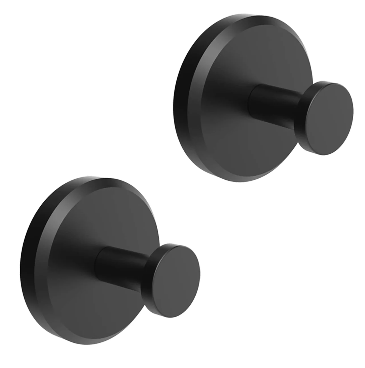 Hook - Gancio da parete per WC - 2+2 GRATIS Nero - robe hooks - Concept Palermo