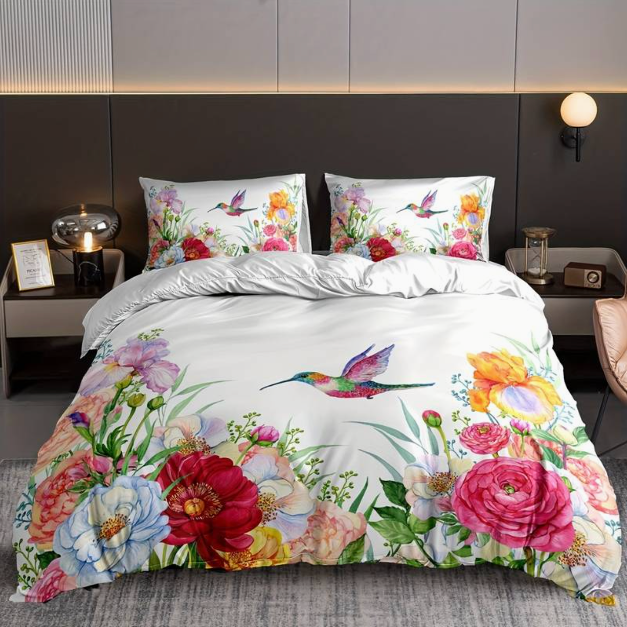 Flowers Aura | Splendido copripiumino - - bed room bed sheets duvet covers - Concept Palermo