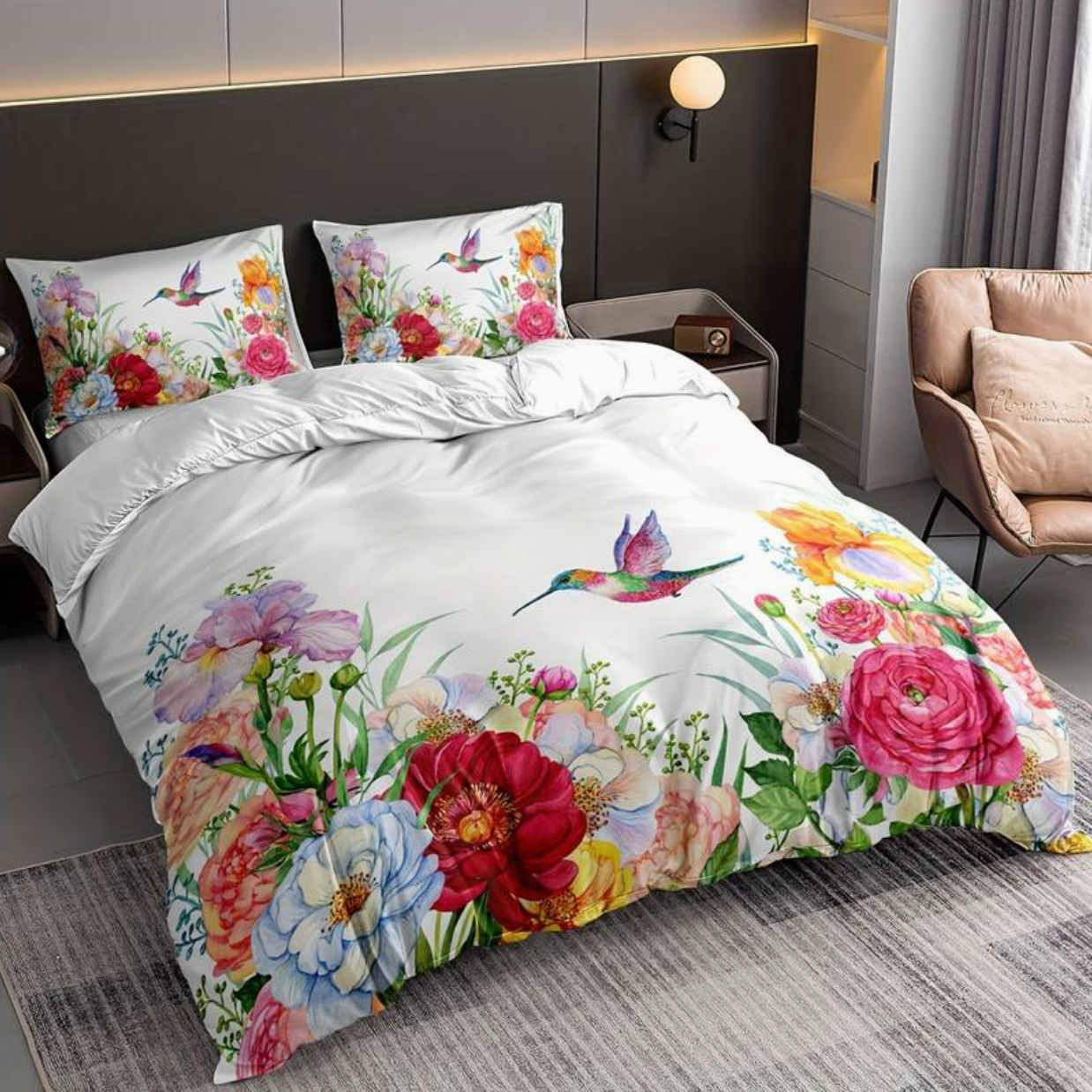 Flowers Aura | Splendido copripiumino - - bed room bed sheets duvet covers - Concept Palermo