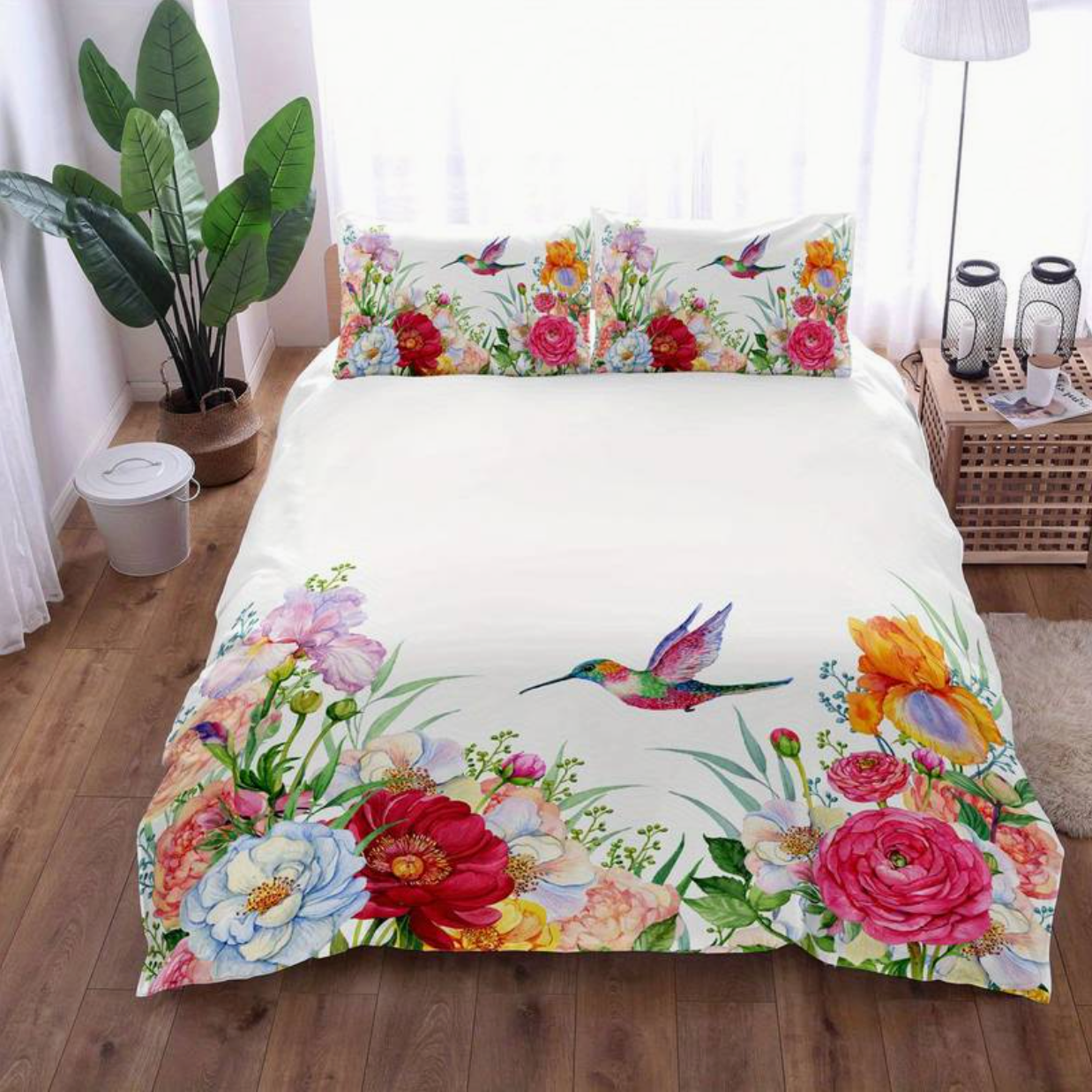 Flowers Aura | Splendido copripiumino - - bed room bed sheets duvet covers - Concept Palermo