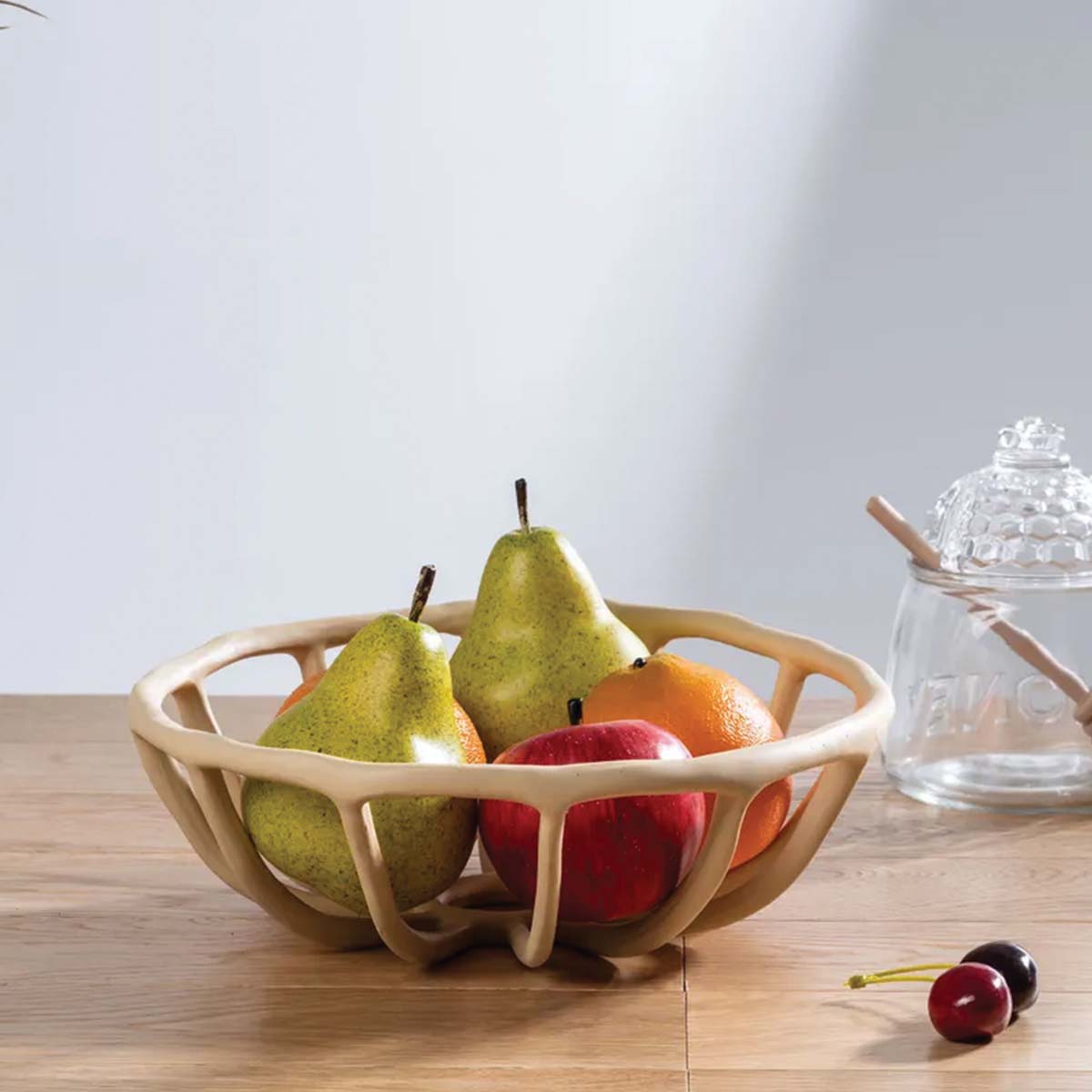 Ciotola di Frutta in Resina Artistica con Design Elegante - - Ceramics Decor Kitchen - Concept Palermo