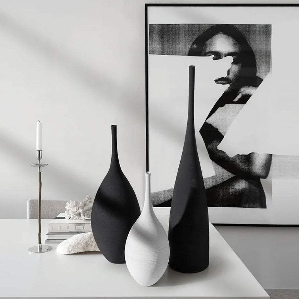 Vaso in ceramica Osram | Qualità premium per interni moderni - - Ceramics Decor Vases - Concept Palermo