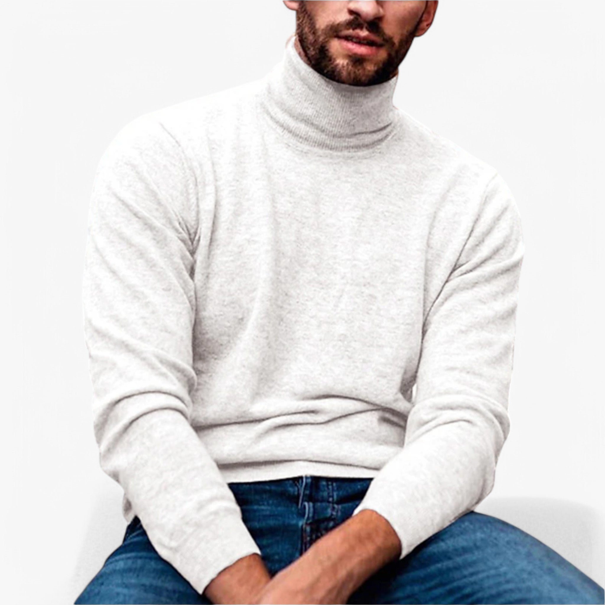 Lanz - Elegante Maglione per la Stagione Fredda - Bianco - men week42-tuesday - Concept Palermo