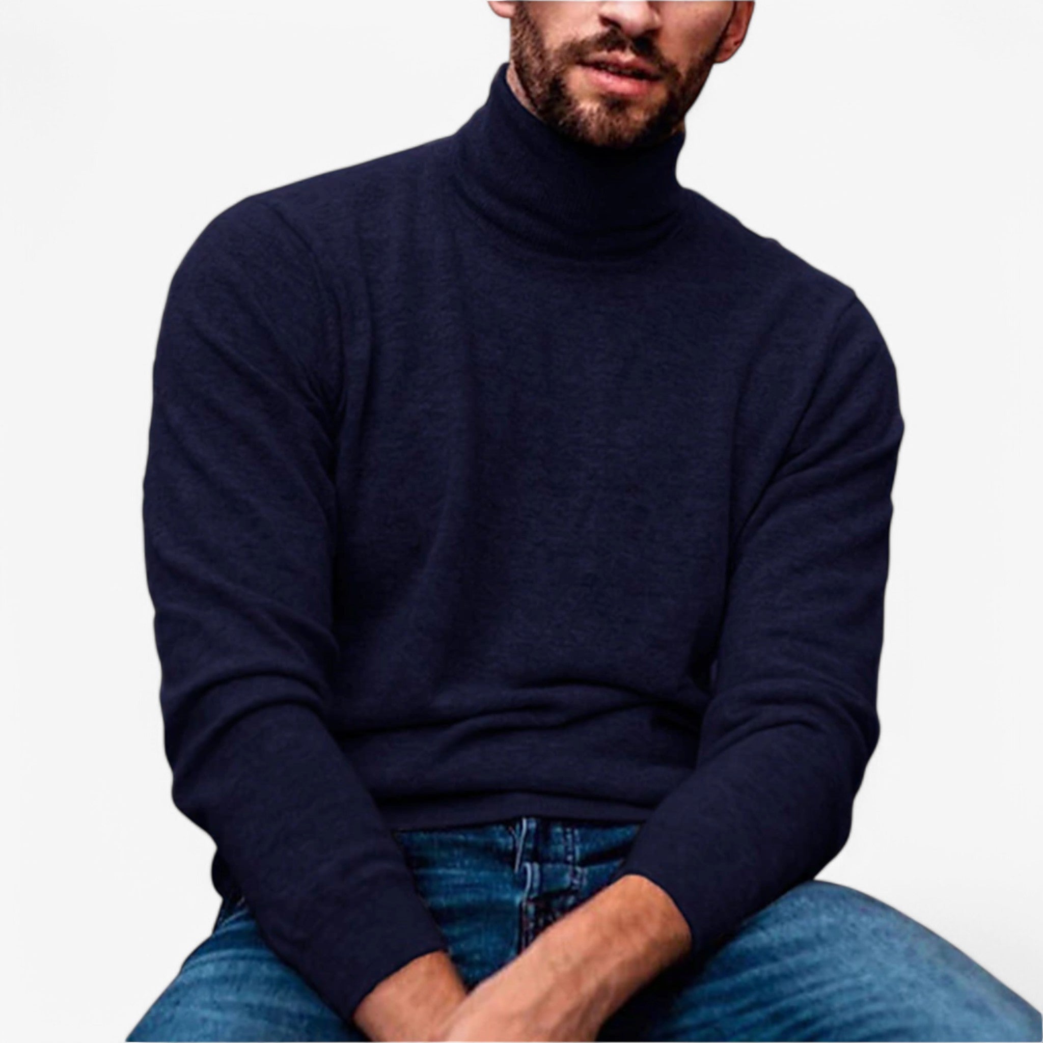Lanz - Elegante Maglione per la Stagione Fredda - Blu Scuro - men week42-tuesday - Concept Palermo