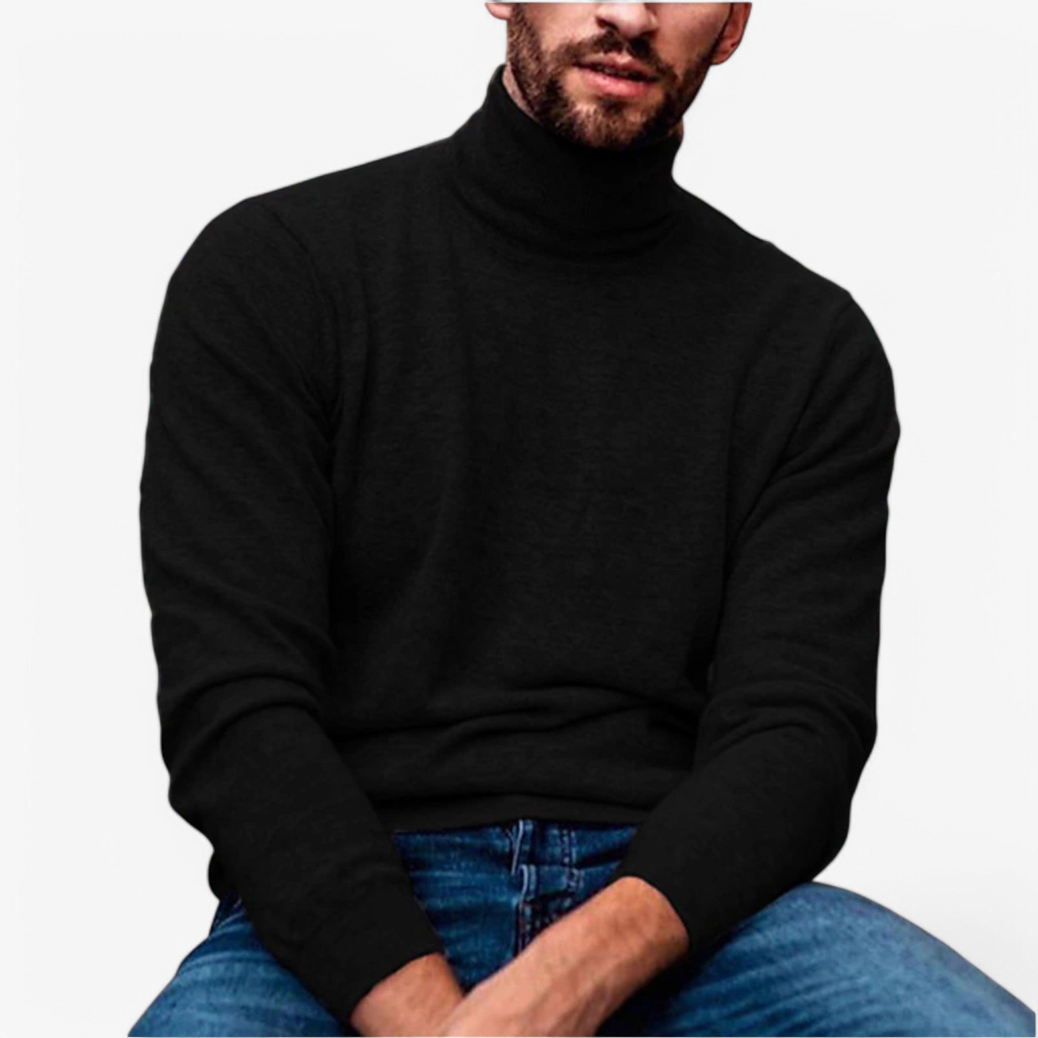 Lanz - Elegante Maglione per la Stagione Fredda - Nero - men week42-tuesday - Concept Palermo