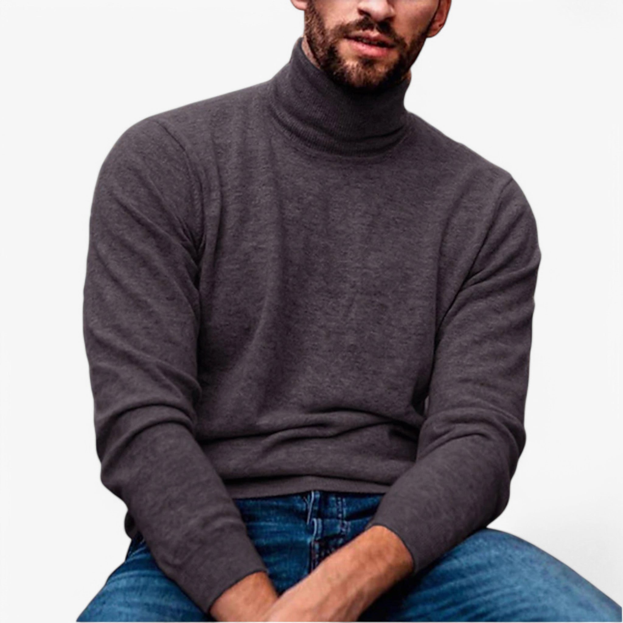 Lanz - Elegante Maglione per la Stagione Fredda - Marrone - men week42-tuesday - Concept Palermo