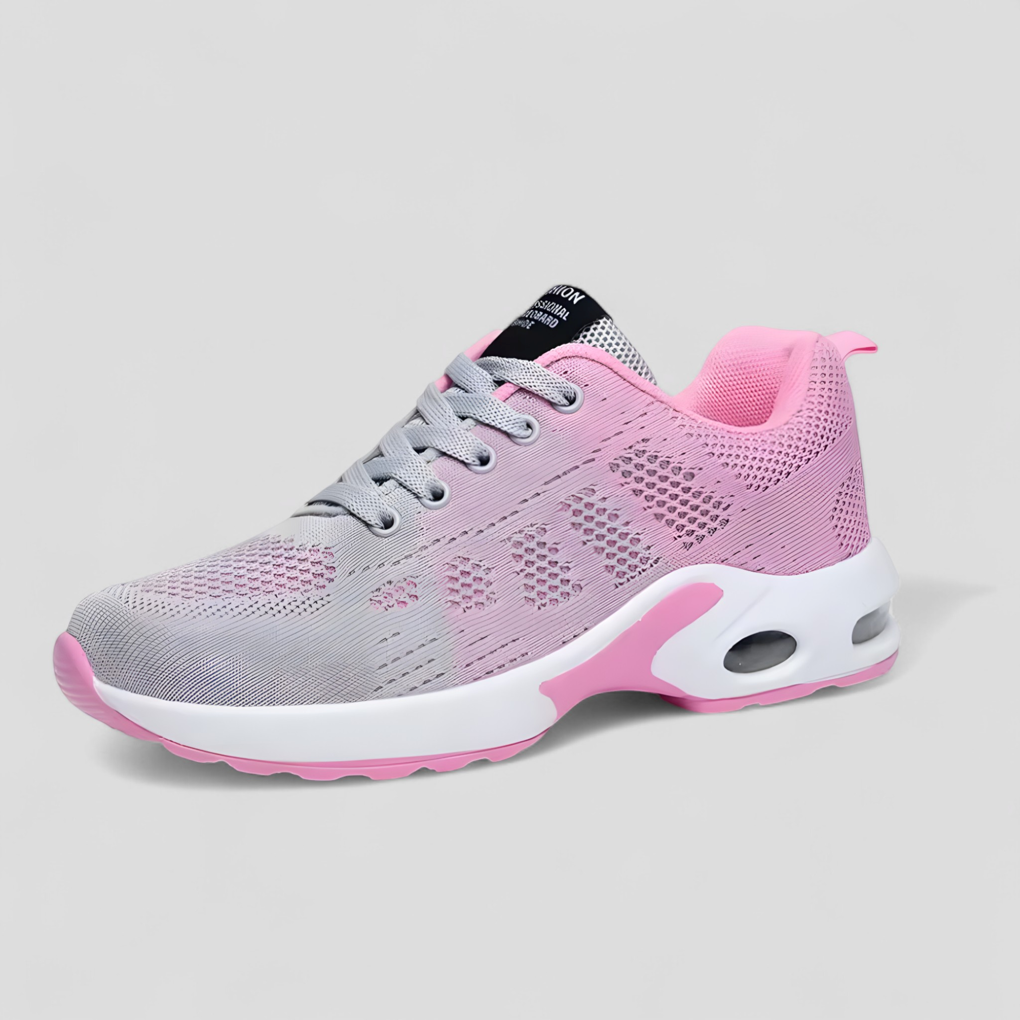 Isotta | Scarpe da Donna Leggere e Confortevoli - Grigio Rosa - adatte a tutti i tipi di piede ammortizzazione suola gel calzature traspiranti comfort e stabilità scarpe da donna scarpe leggere scarpe per camminare scarpe per uso quotidiano scarpe sportive stabilità scarpe - Concept Palermo