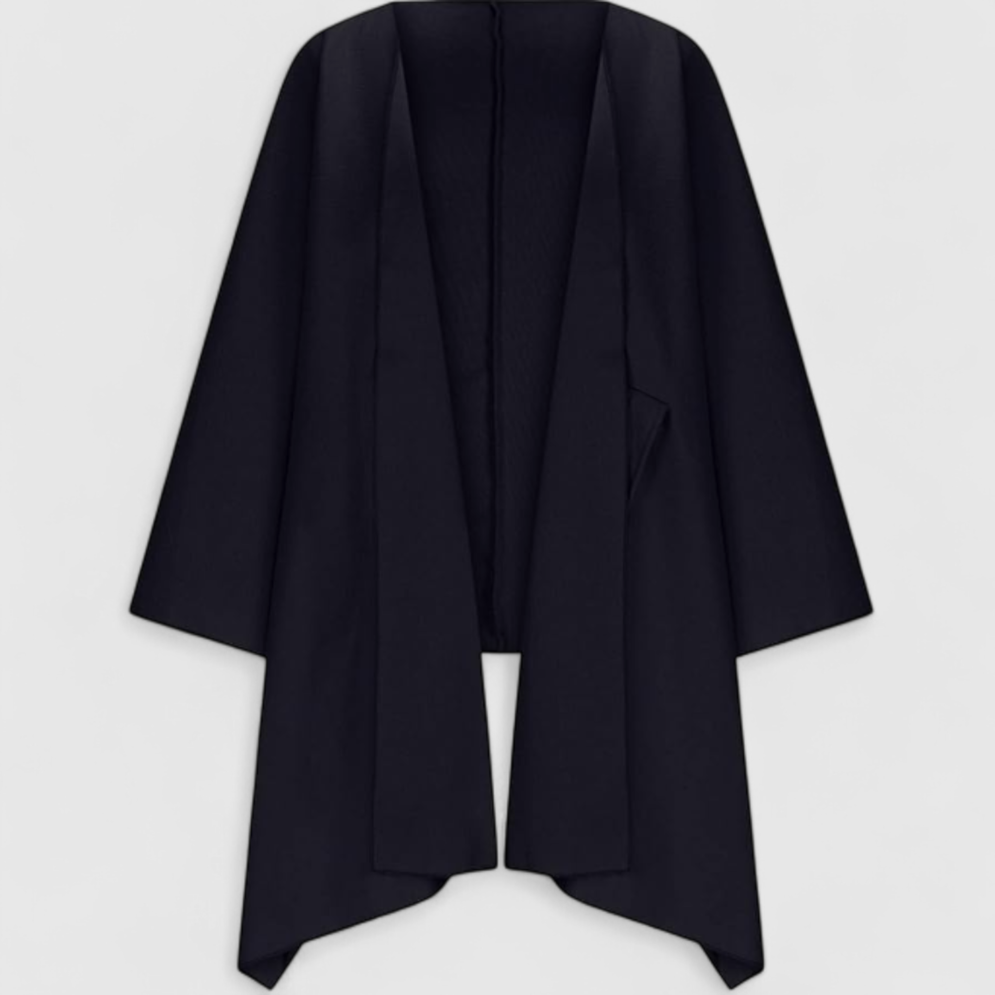 Leni | Cardigan Donna Elegante Oversize con Maniche a Pipistrello - Nero - aperto autunno caldo cardigan comfort inverno maniche a pipistrello moda donna oversize stile - Concept Palermo
