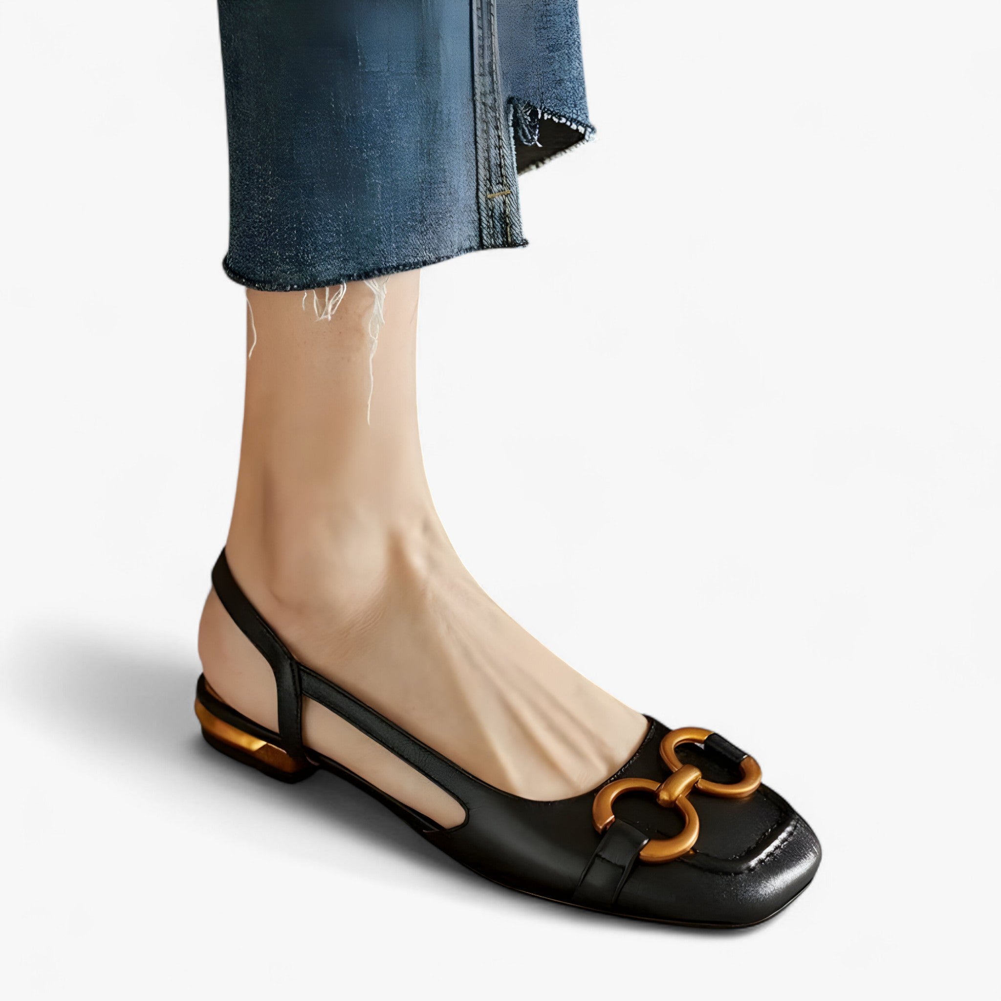 Leny | Sandali Ortopedici Eleganti - Nero (quasi esaurito) - ammortizzazione integrale calzature stabili pantofole ortopediche sandali artigianali sandali comfort sandali estivi sandali ortopedici sandali regolabili scarpe in pelle vestibilità personalizzata - Concept Palermo
