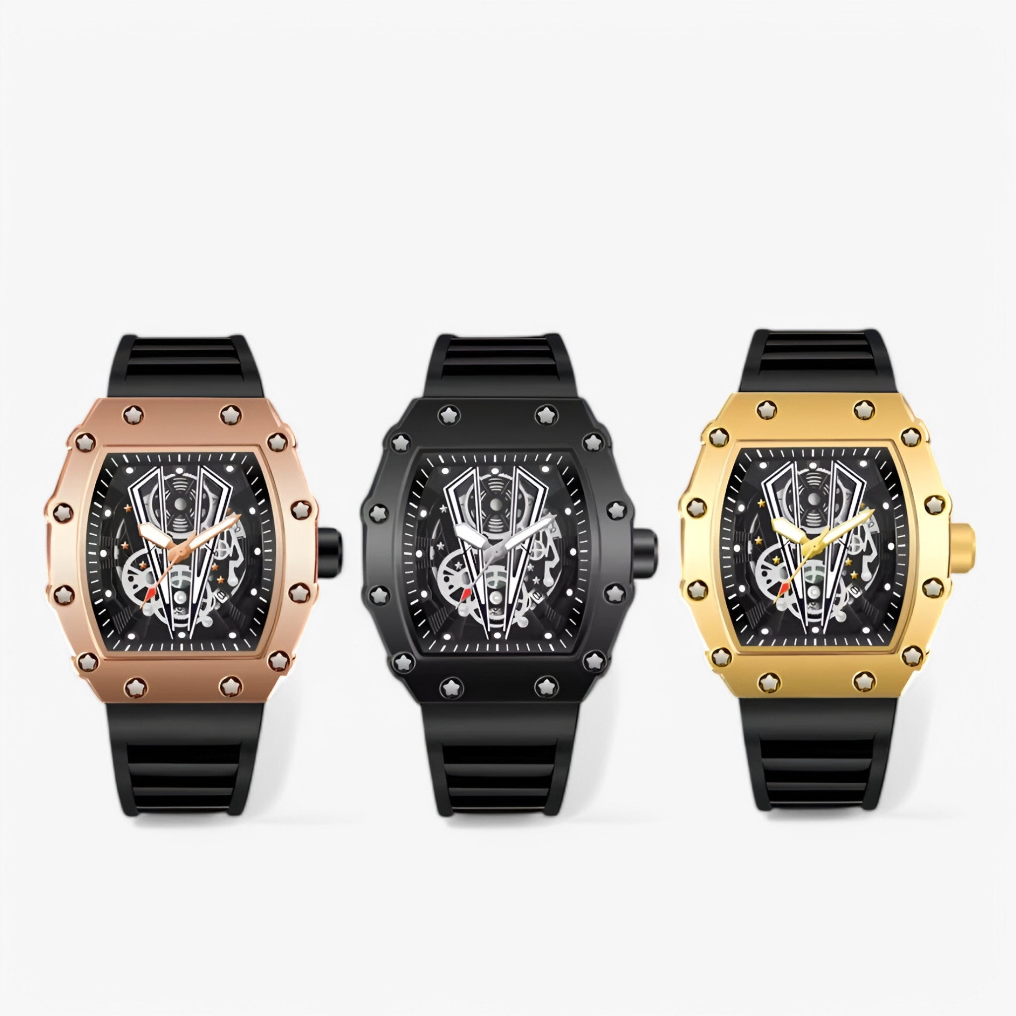 Adelmo | Orologio sportivo di lusso quadrato - - - Concept Palermo