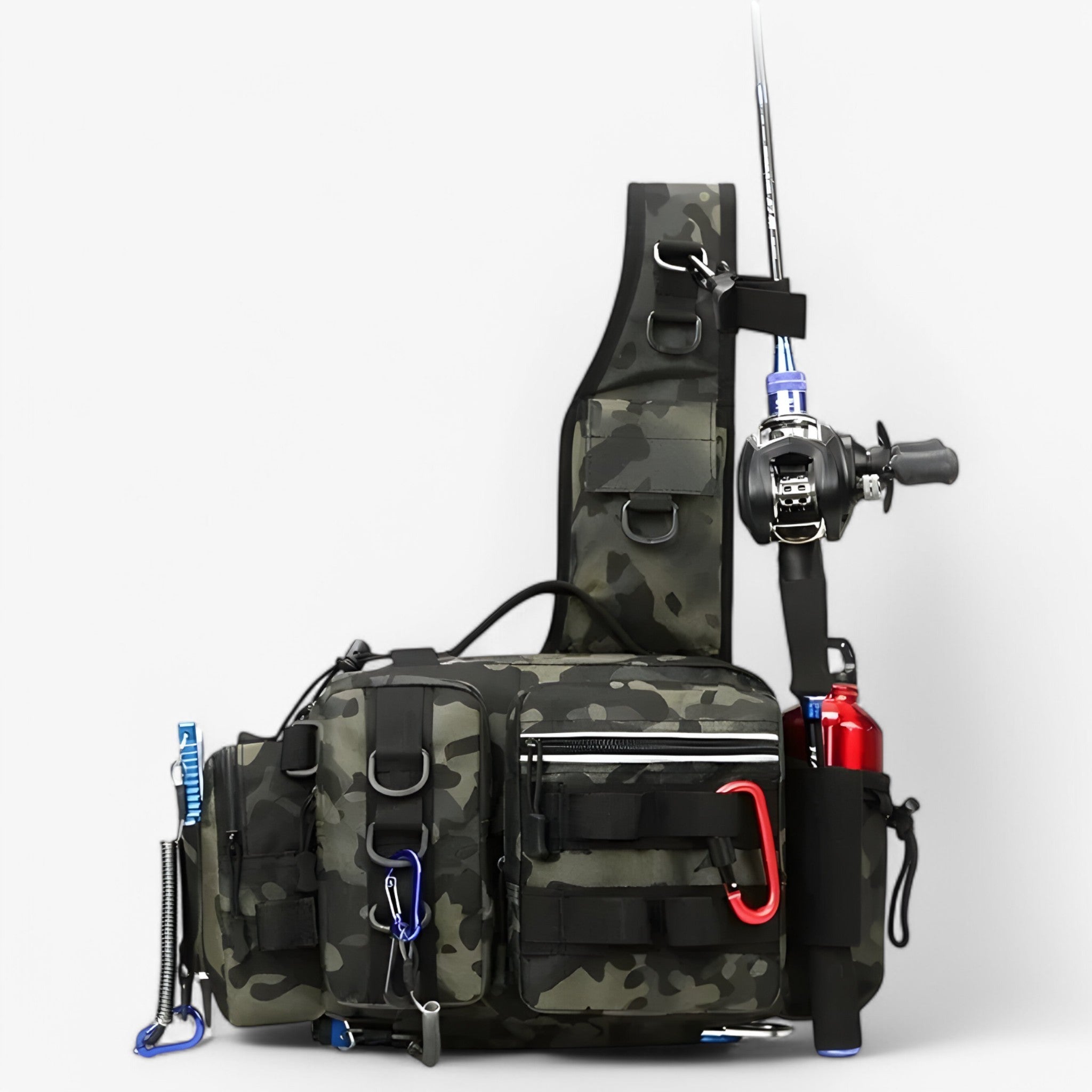 Borse da pesca con portapescatori e design a due livelli - - bag bags fishing bag - Concept Palermo